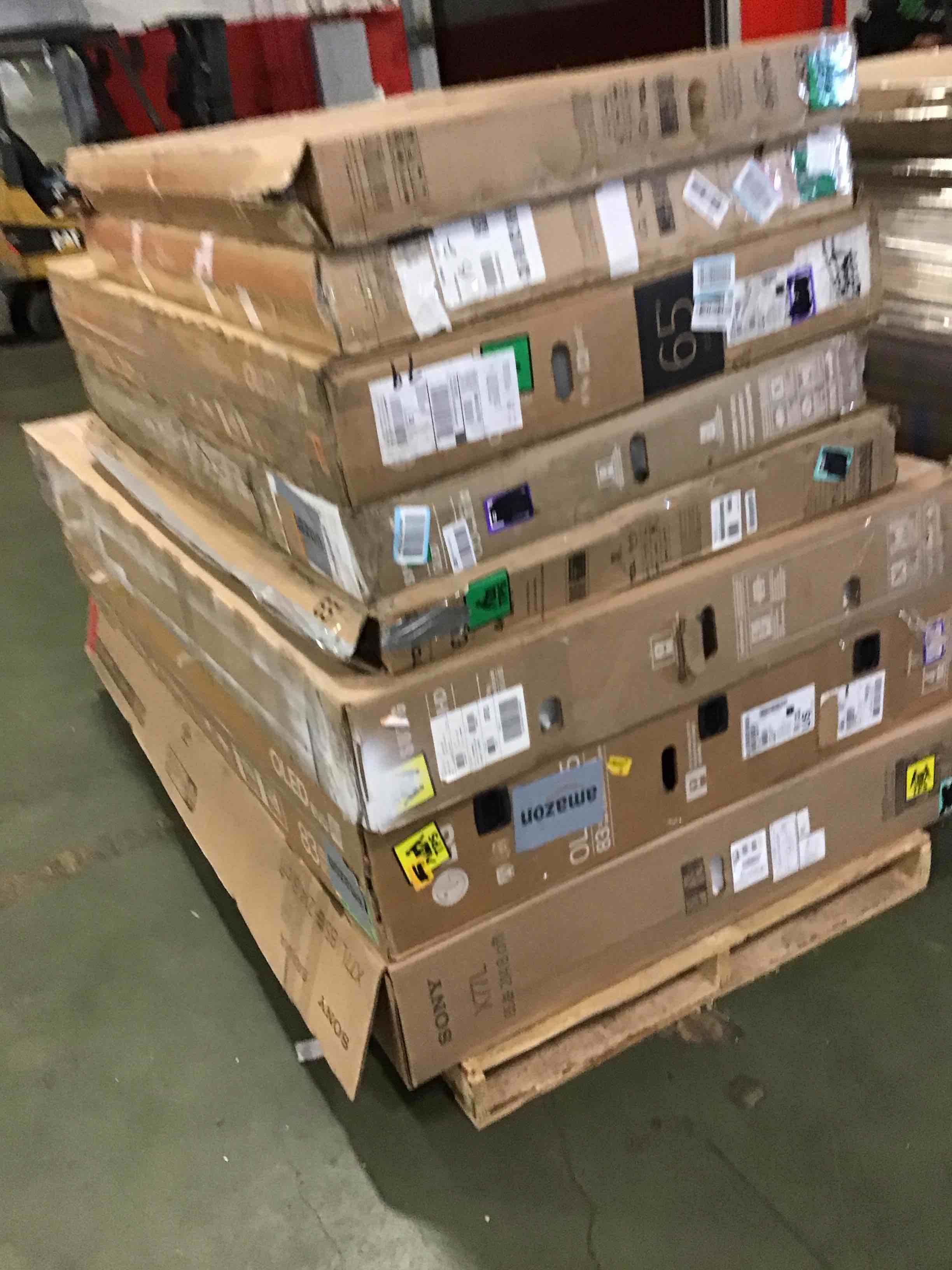 assortment of defective electronics for parts 