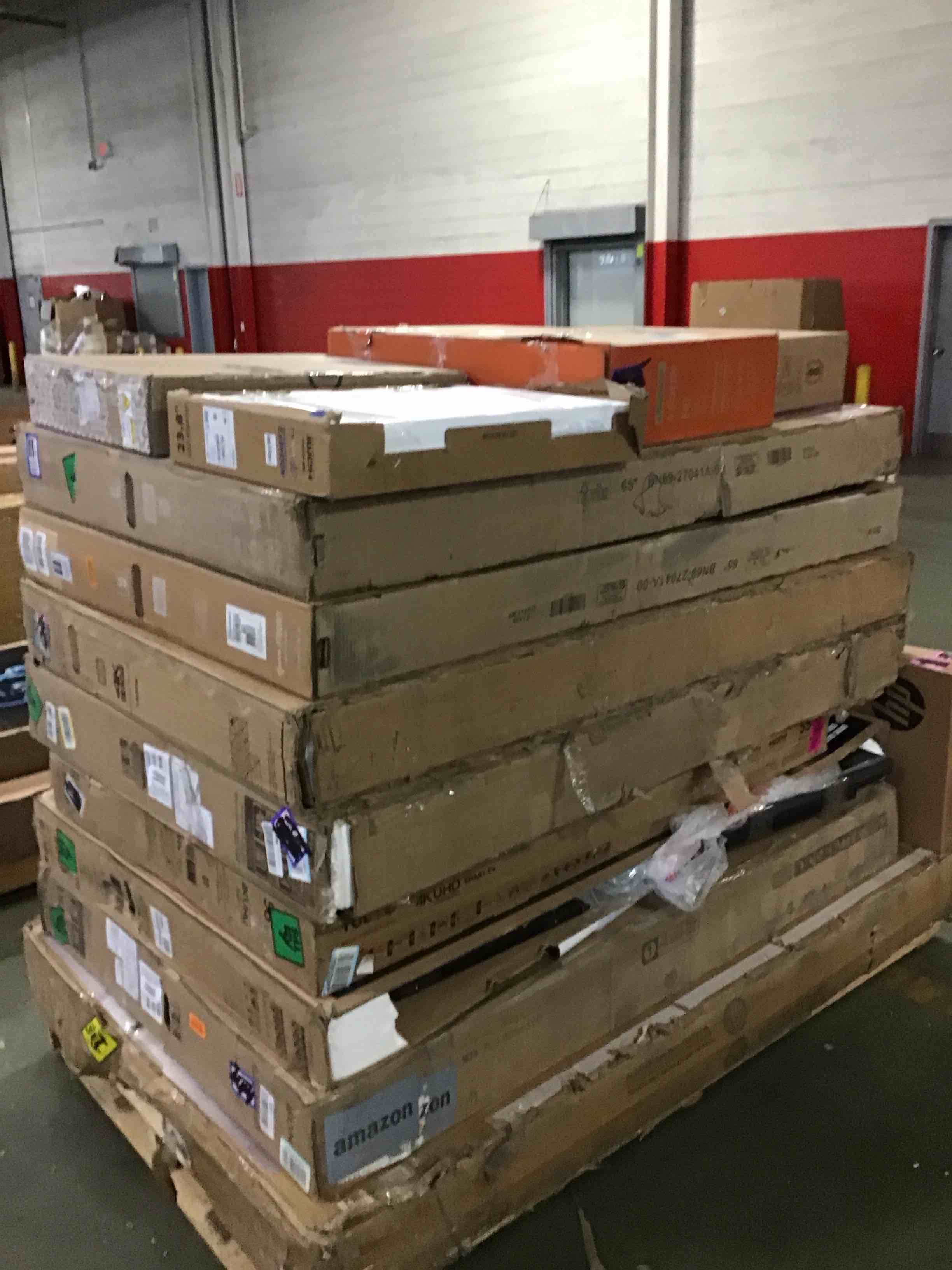 assortment of defective electronics for parts 