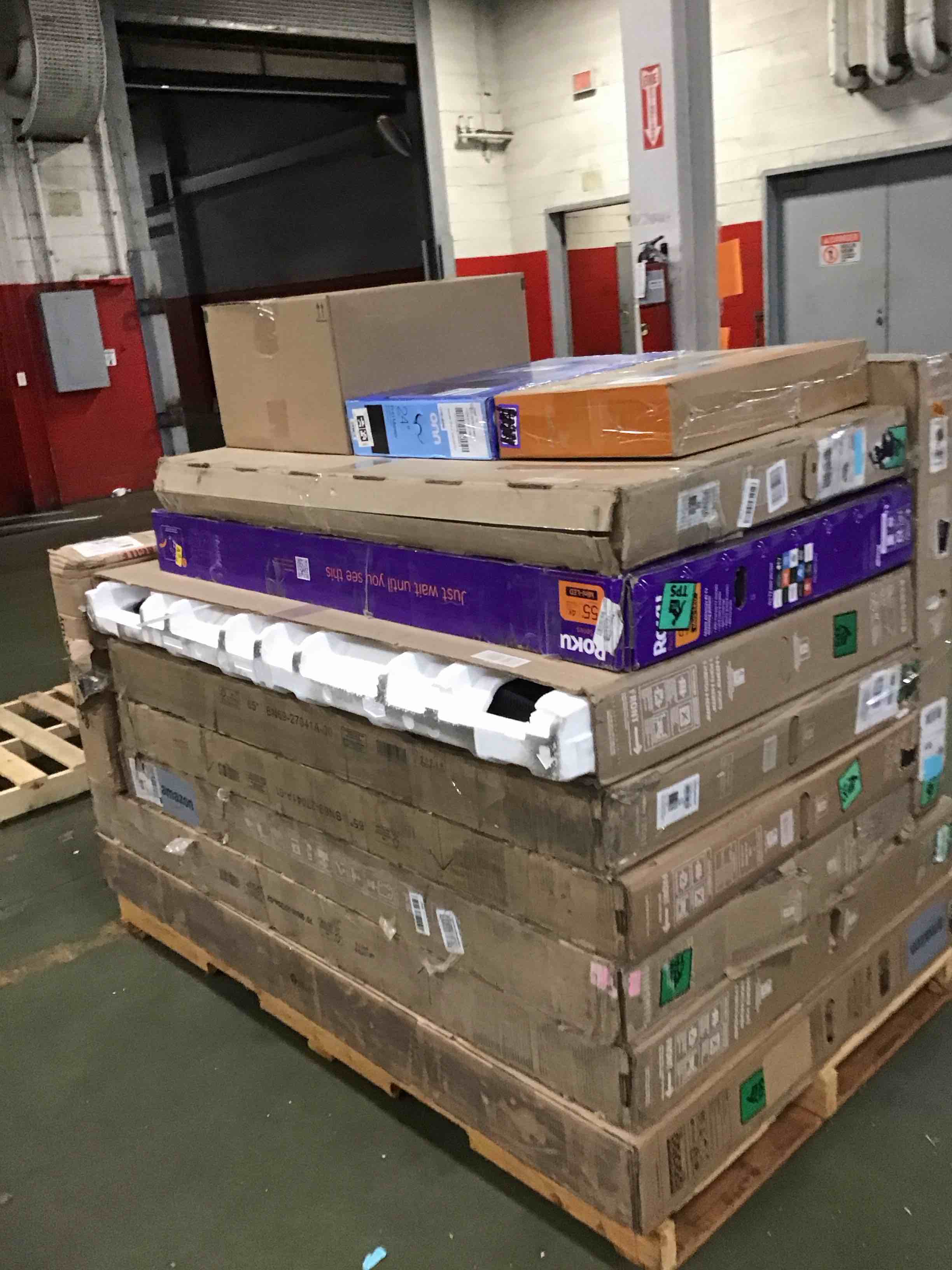 assortment of defective electronics for parts 