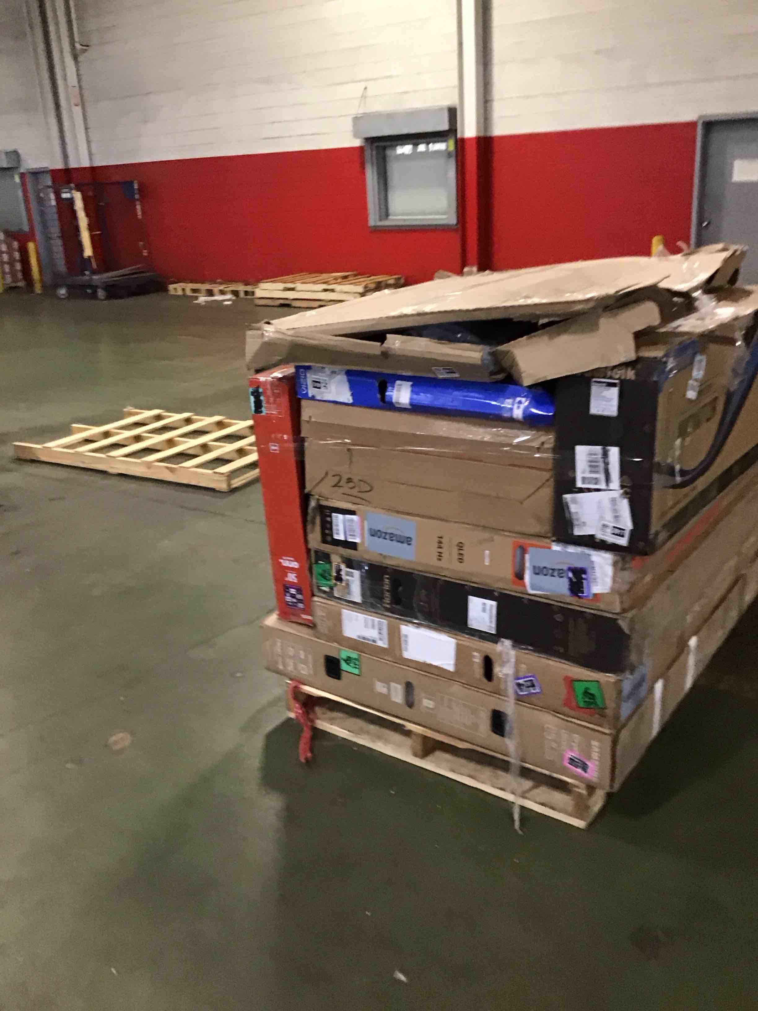 assortment of defective electronics for parts 