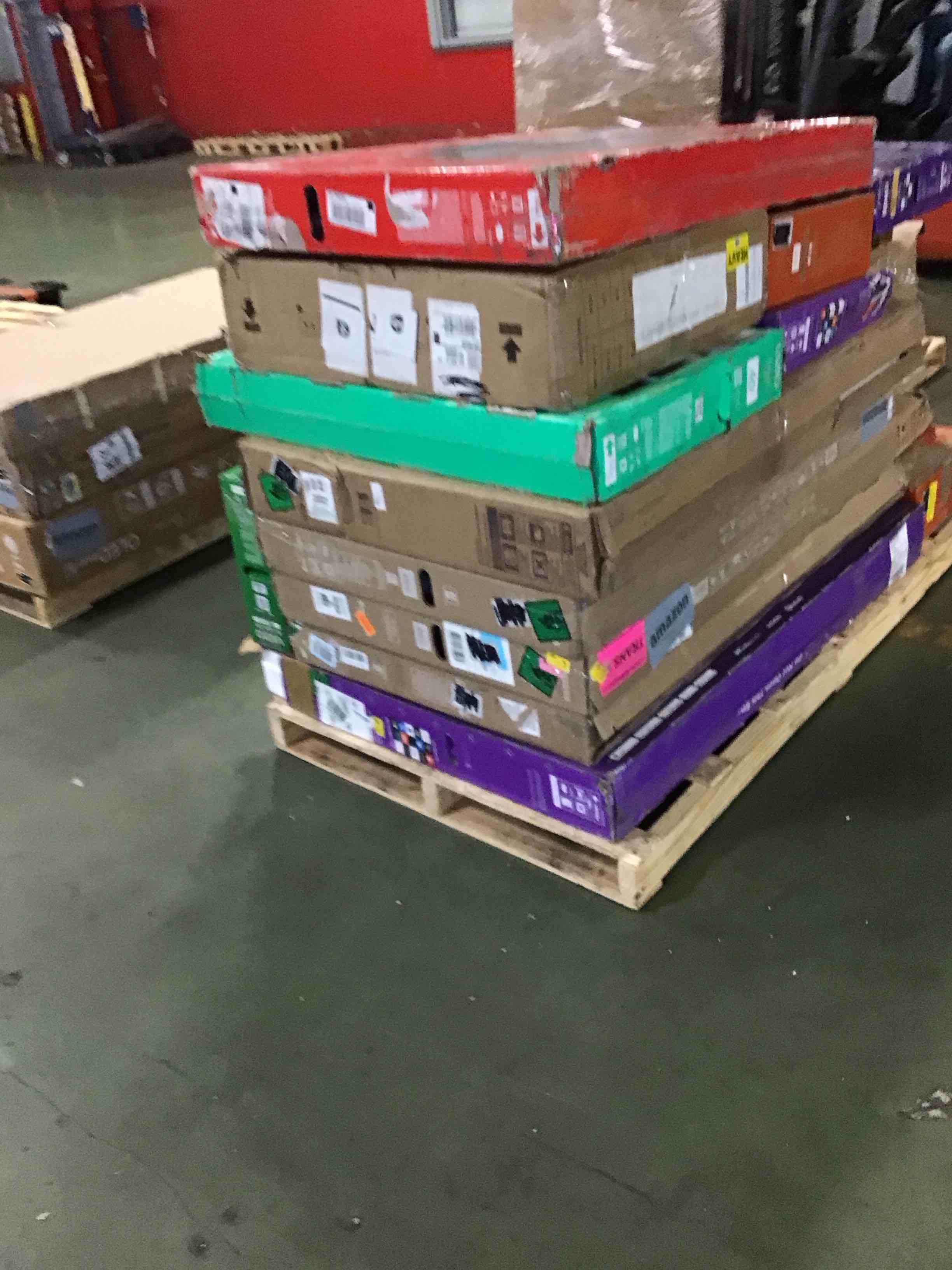assortment of defective electronics for parts 