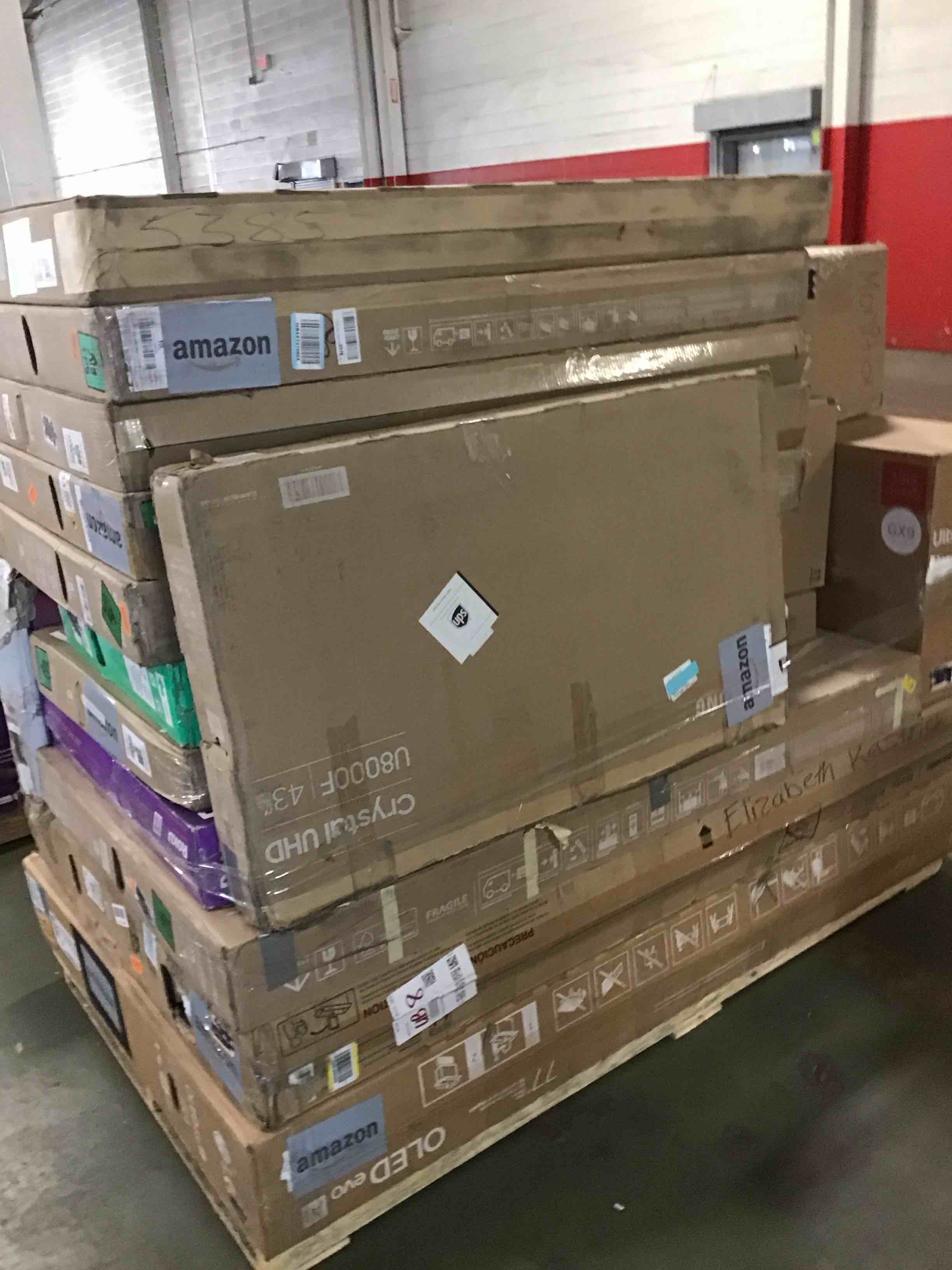 assortment of defective electronics for parts 