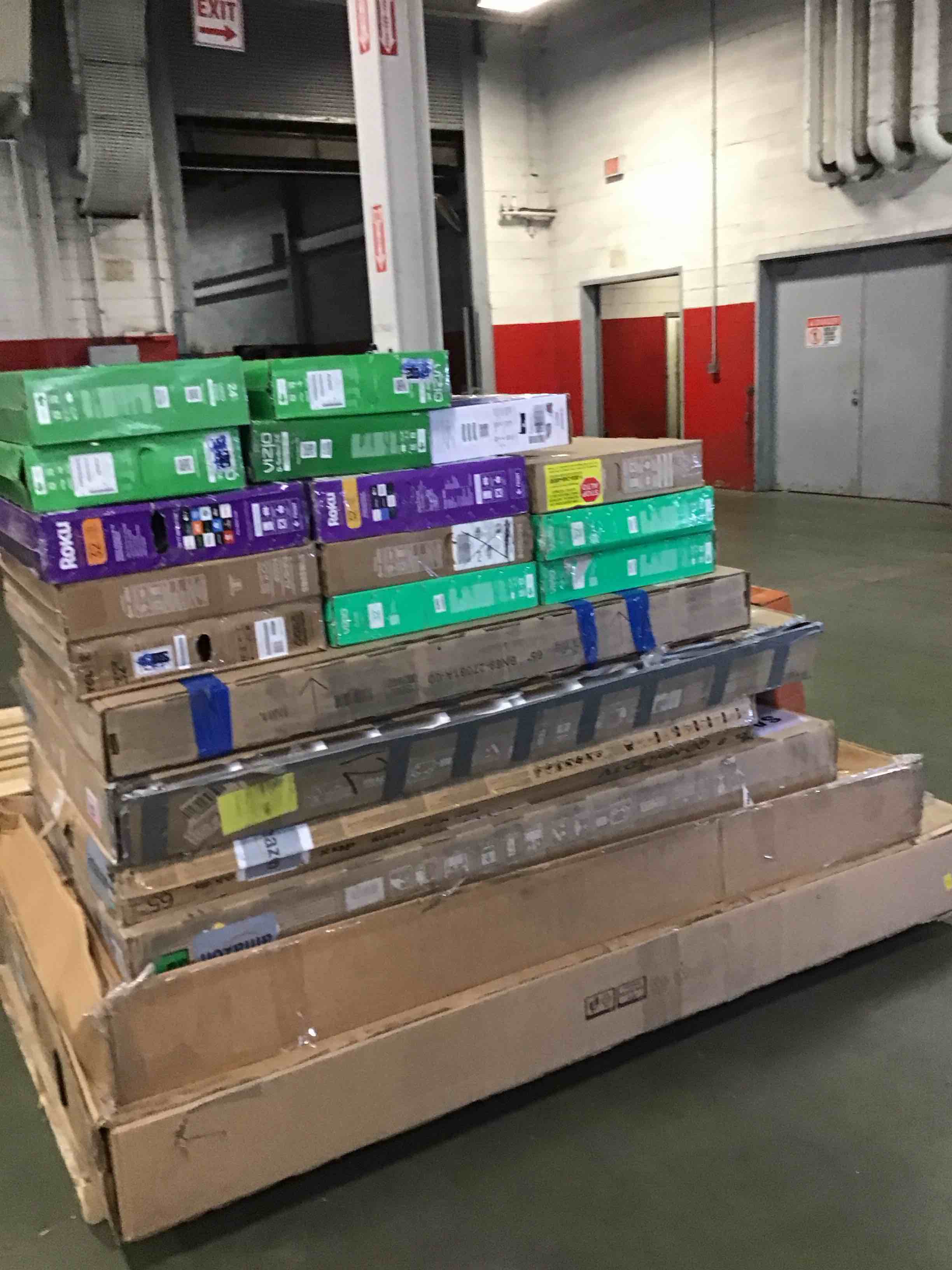 assortment of defective electronics for parts 