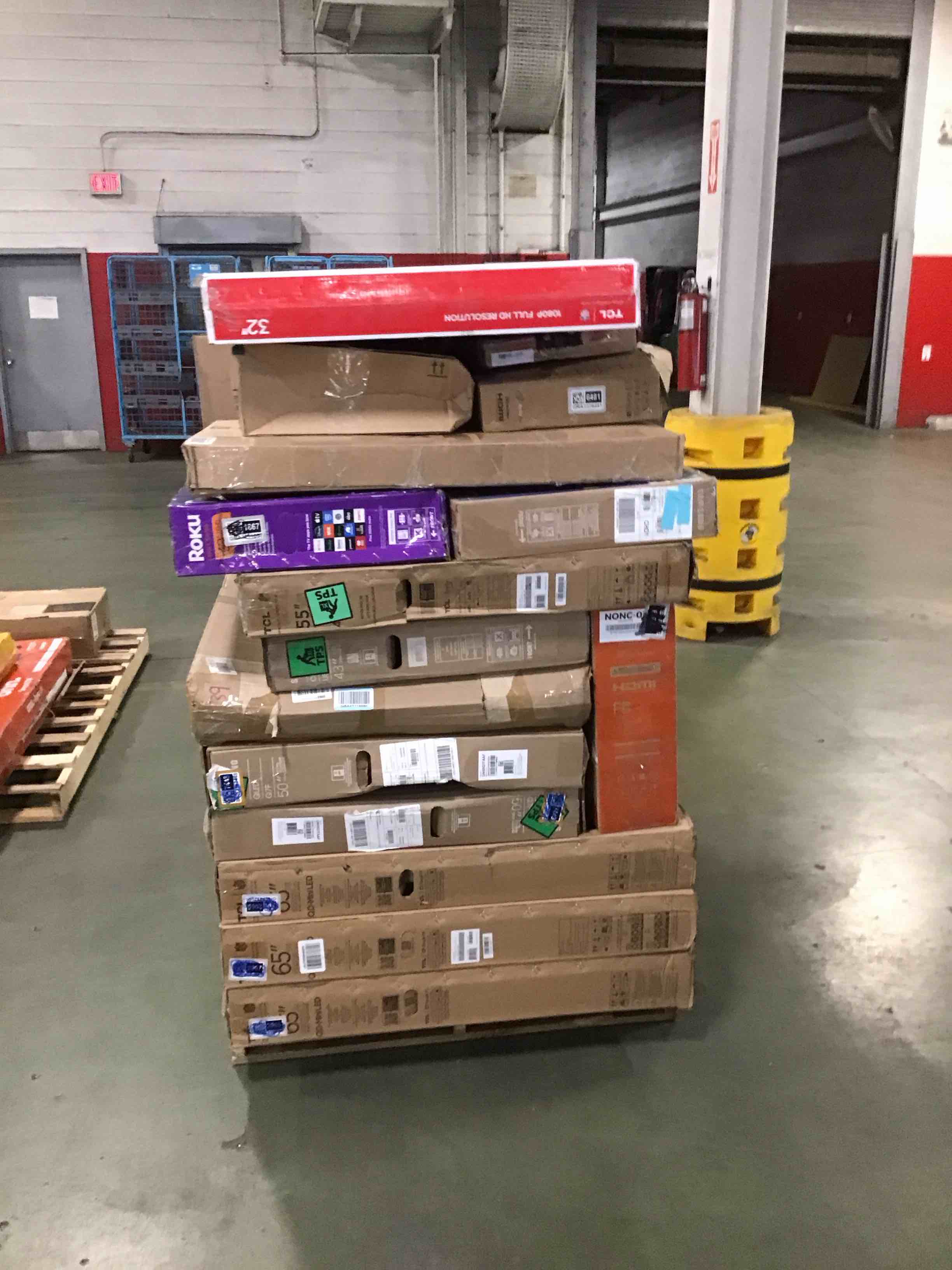 assortment of defective electronics for parts