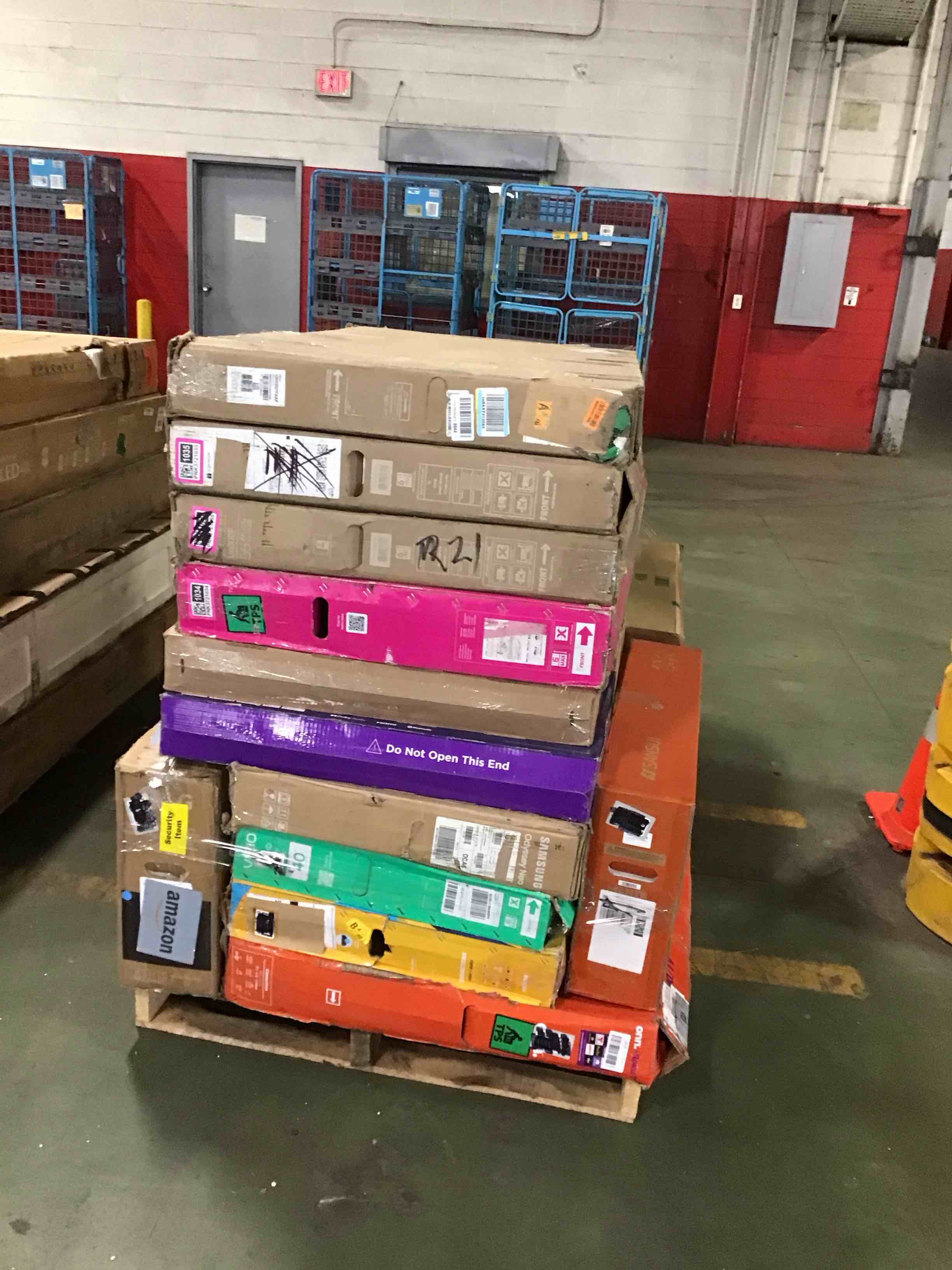 assortment of defective electronics for parts