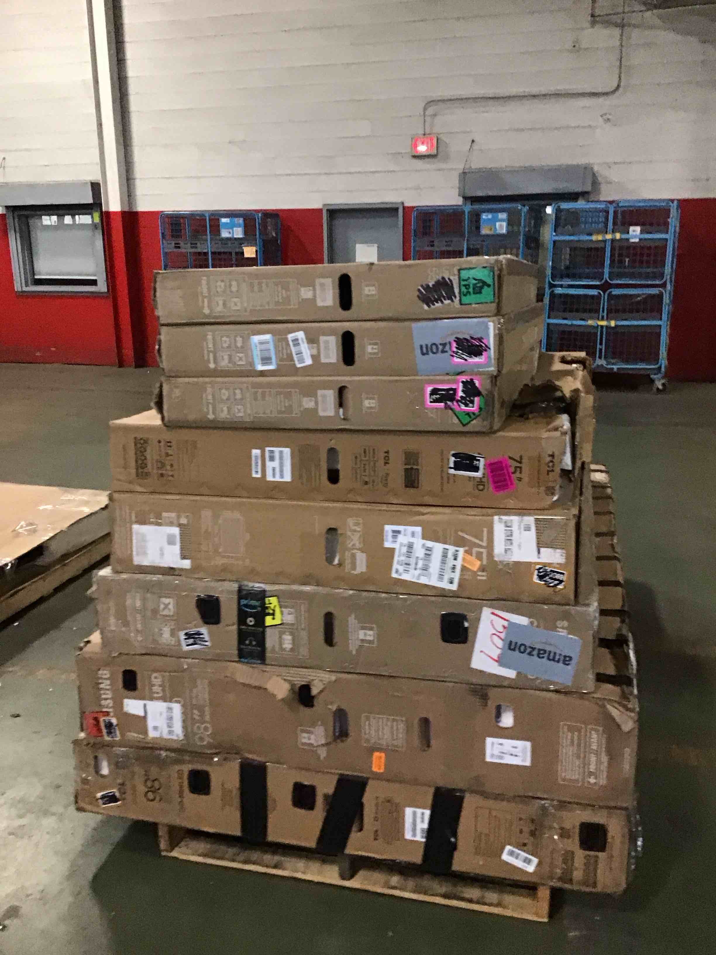 assortment of defective electronics for parts