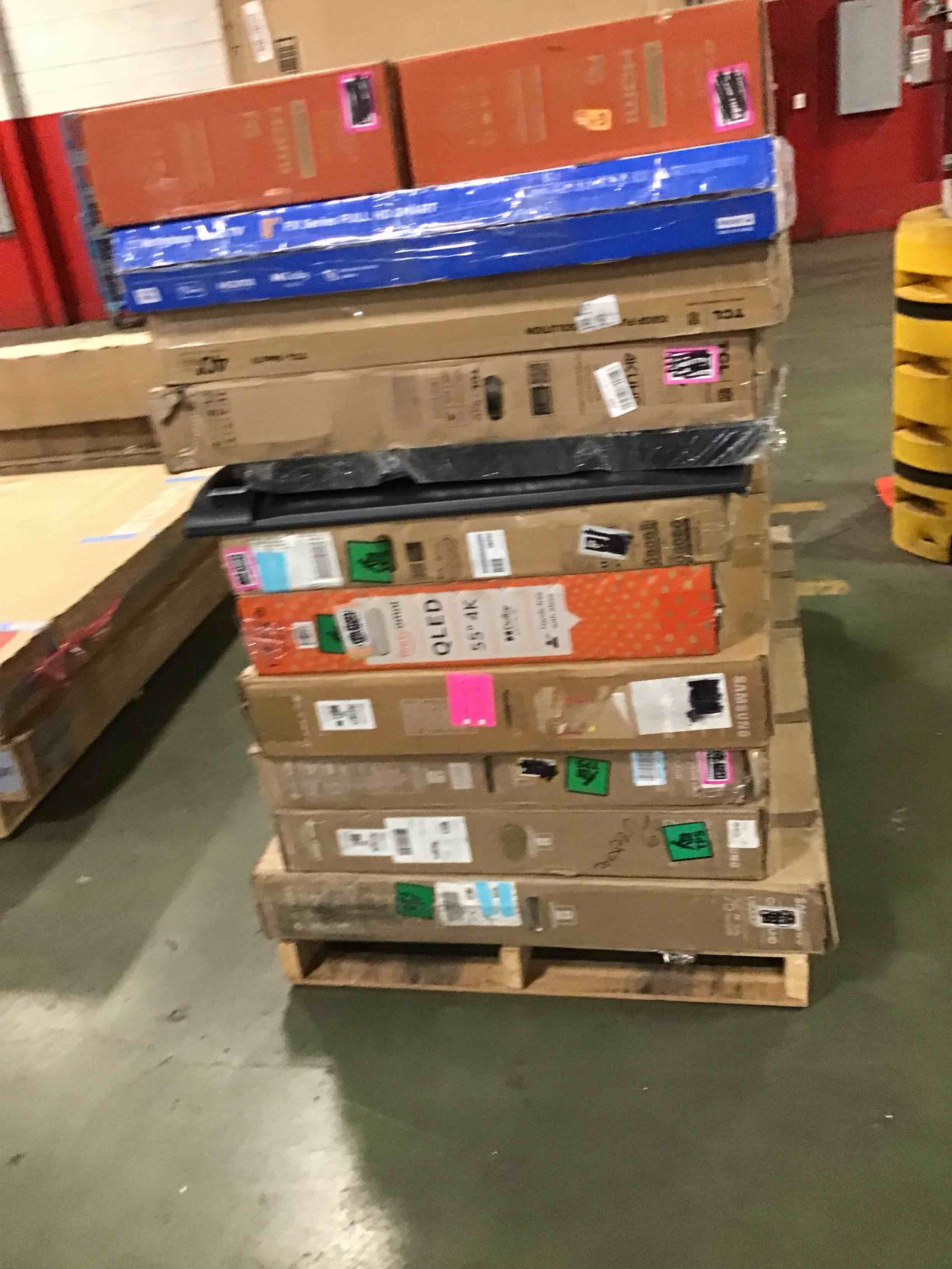 assortment of defective electronics for parts