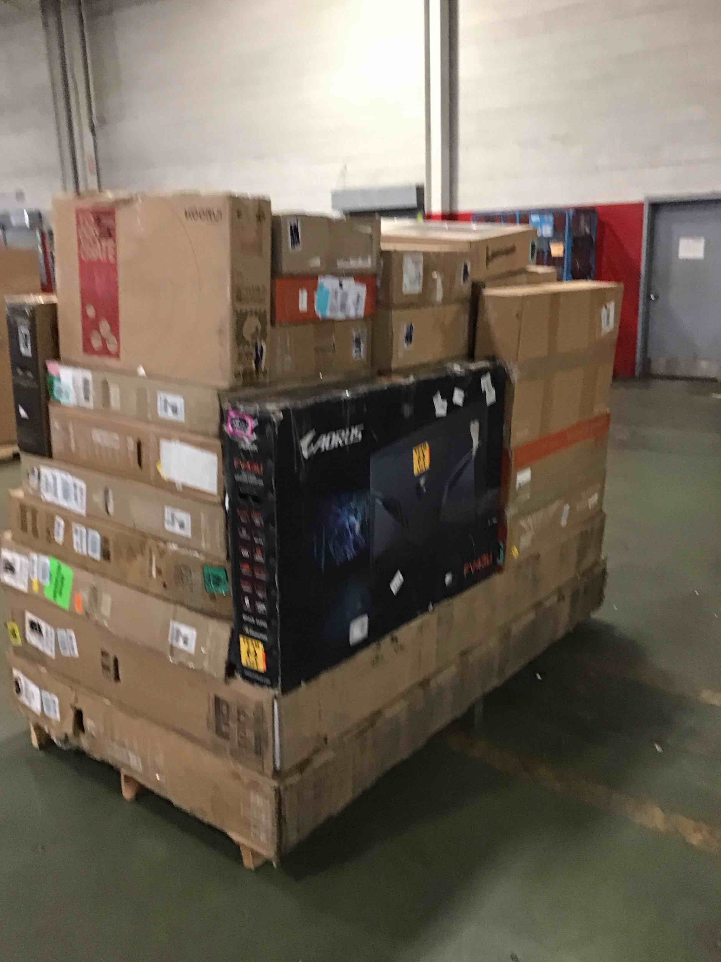 assortment of defective electronics for parts