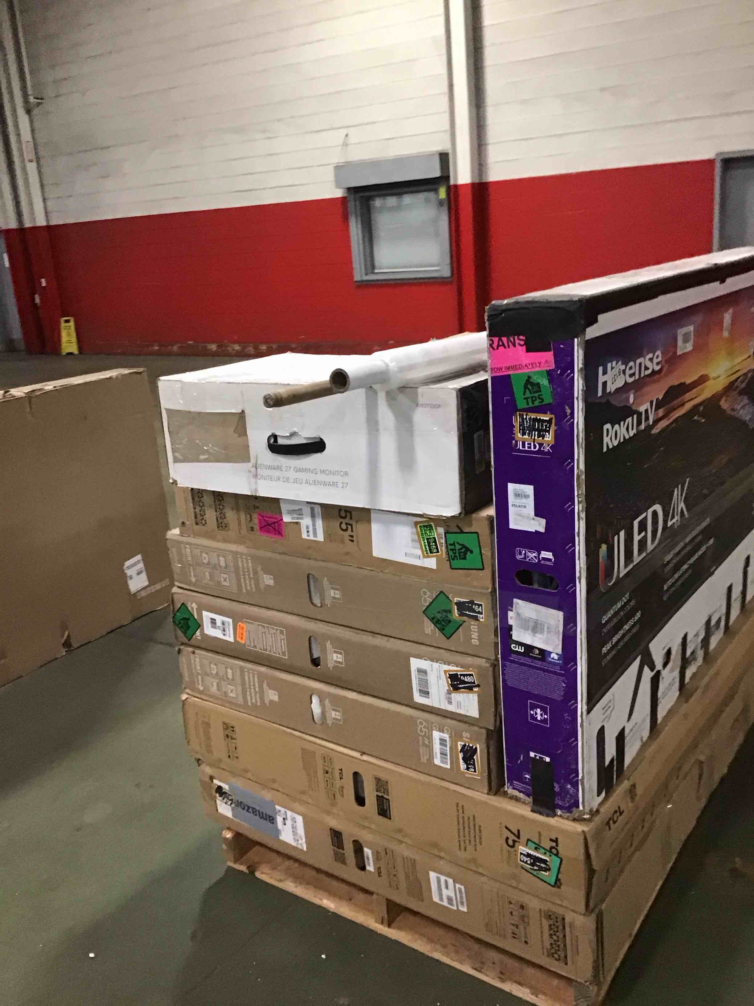 assortment of defective electronics for parts 