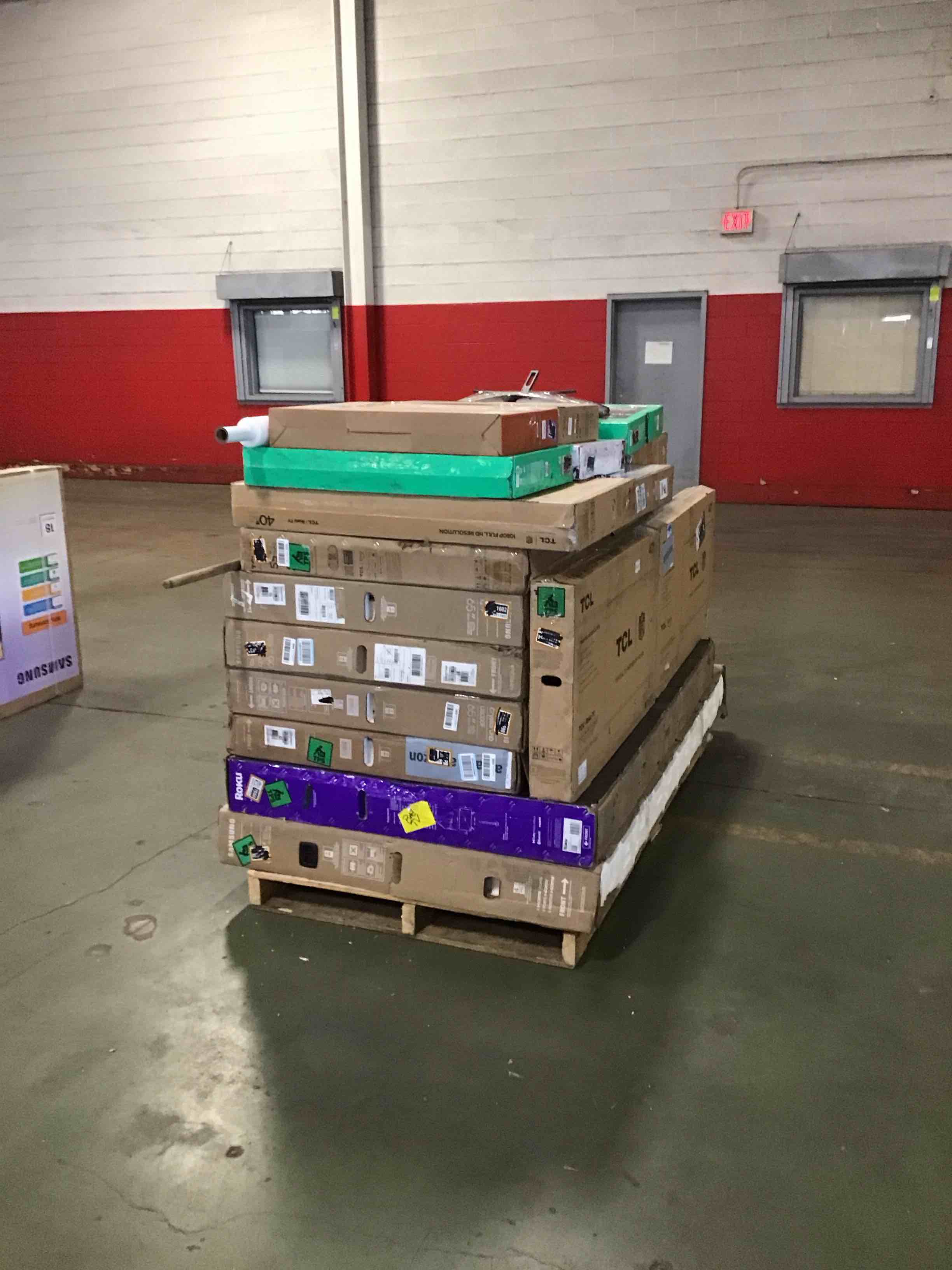 assortment of defective electronics for parts