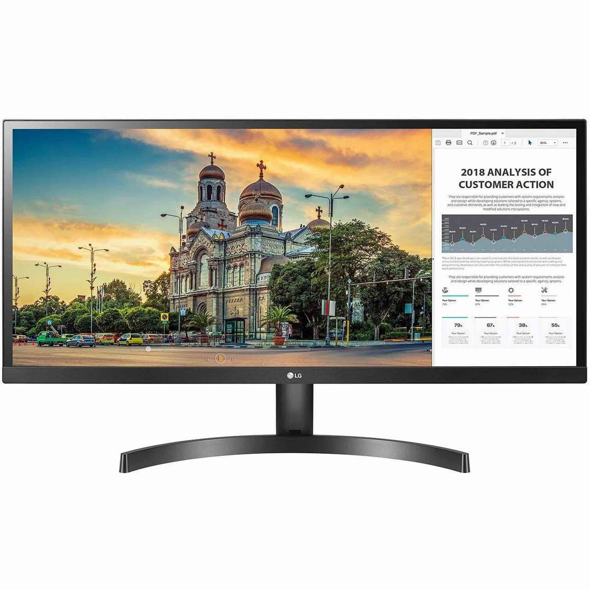 LG 29WK50S-P - LED monitor - 29" - 2560 x 1080 UWFHD - IPS - 250 cd/m?? - 1000:1 - 2xHDMI