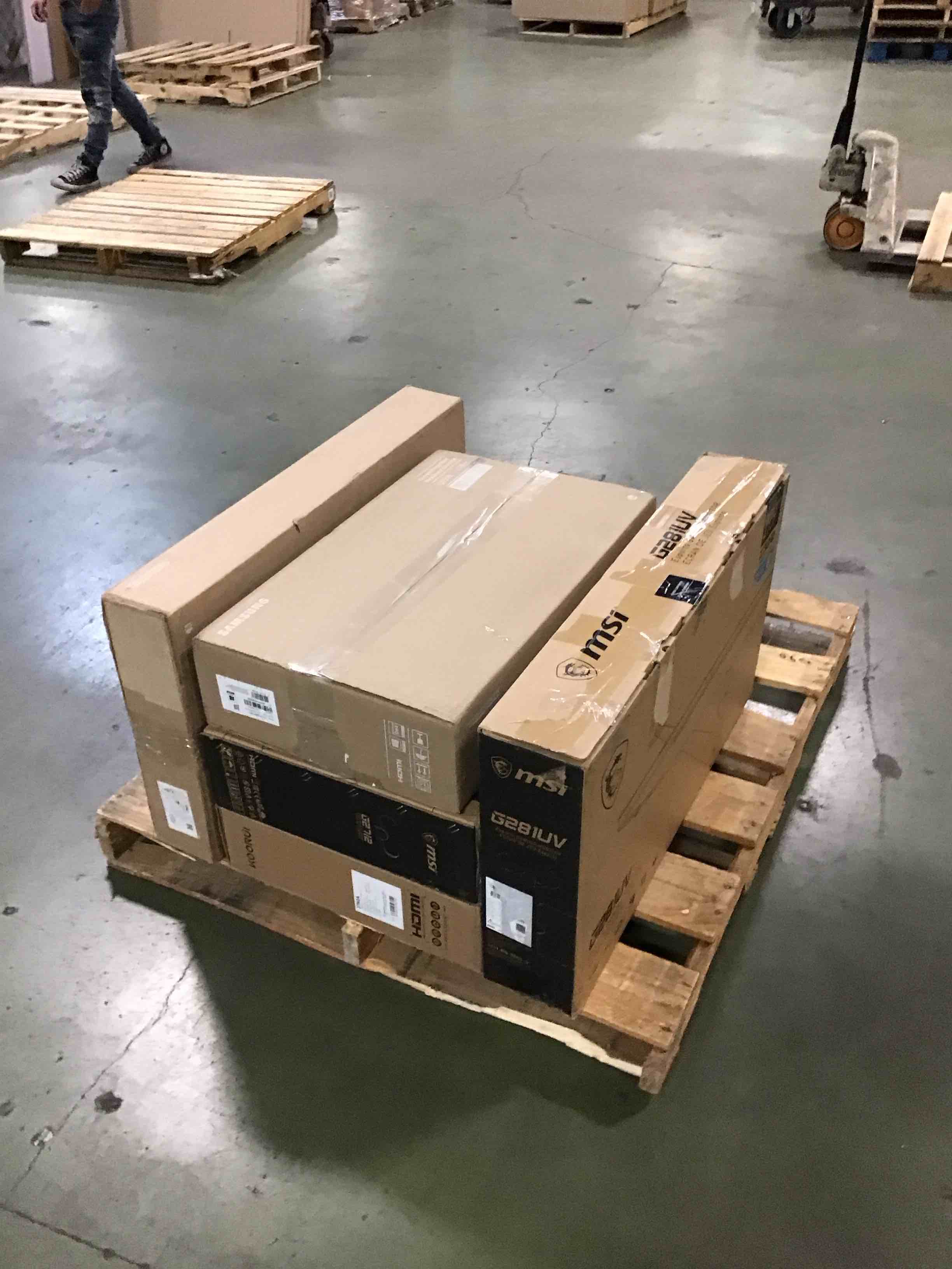 assortment of defective electronics for parts