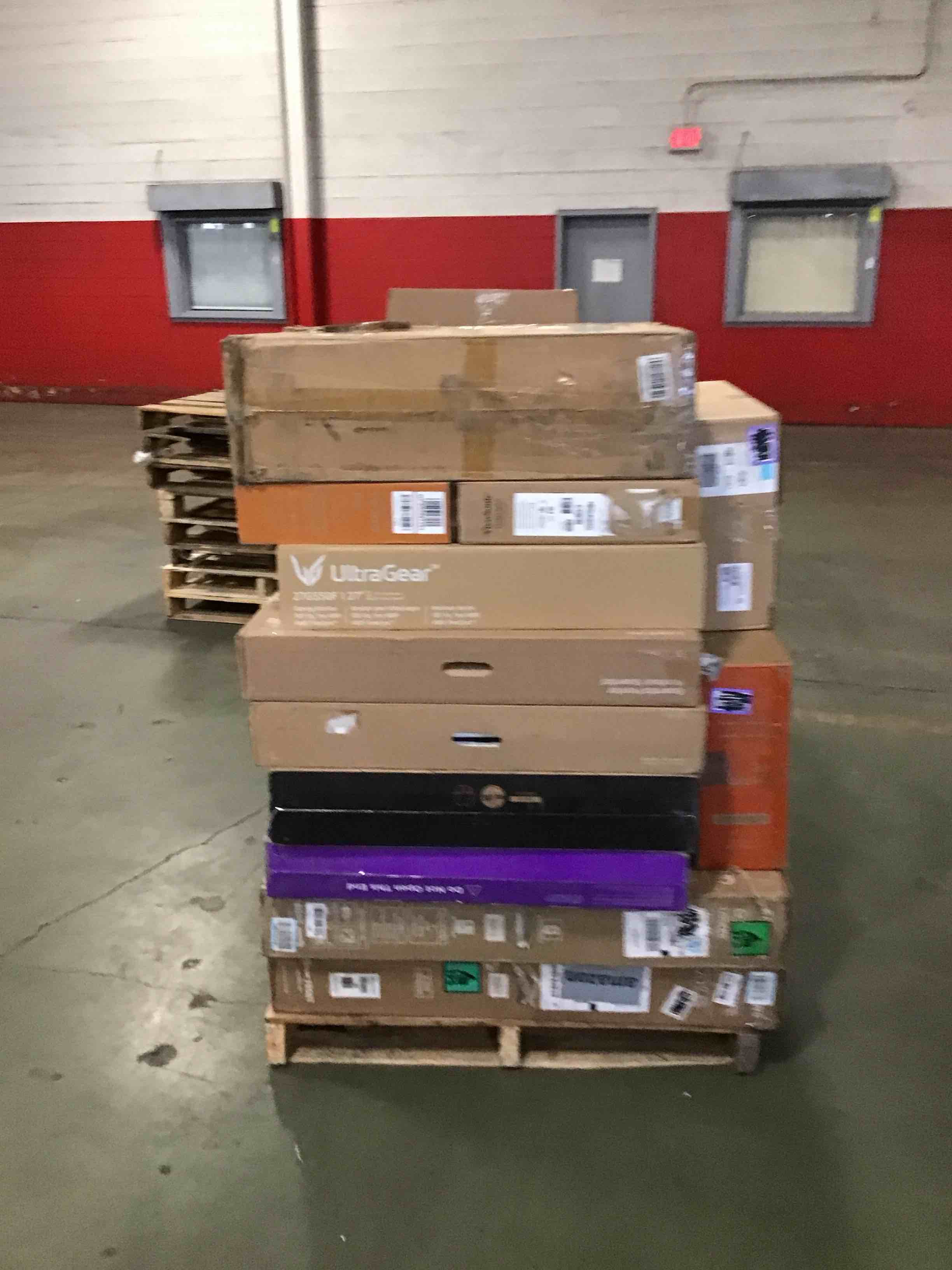 assortment of defective electronics for parts 