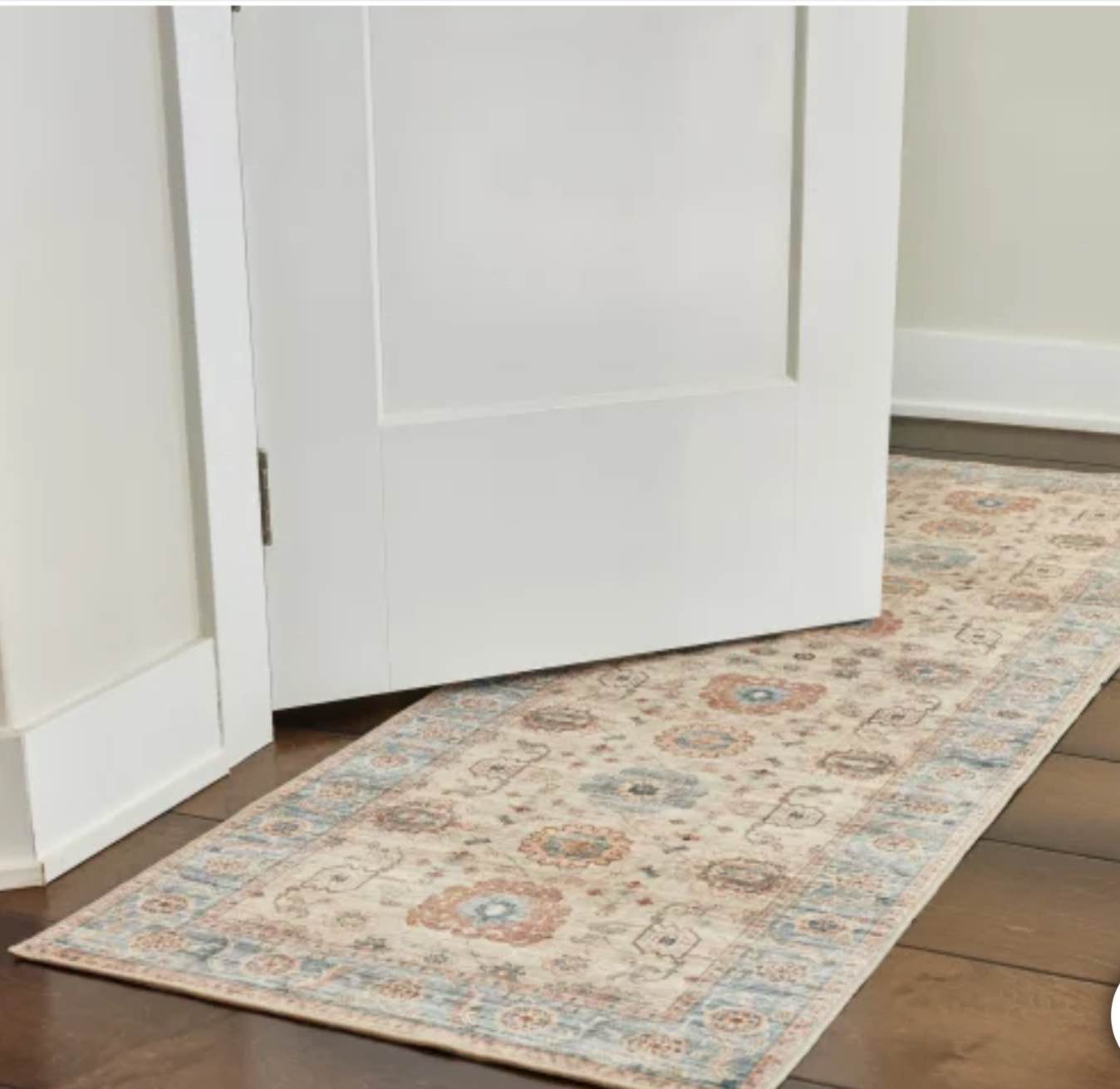 Wyatt & Ash Washable , Runner and Accent Rug, Dalileh Beige (24”x73”)