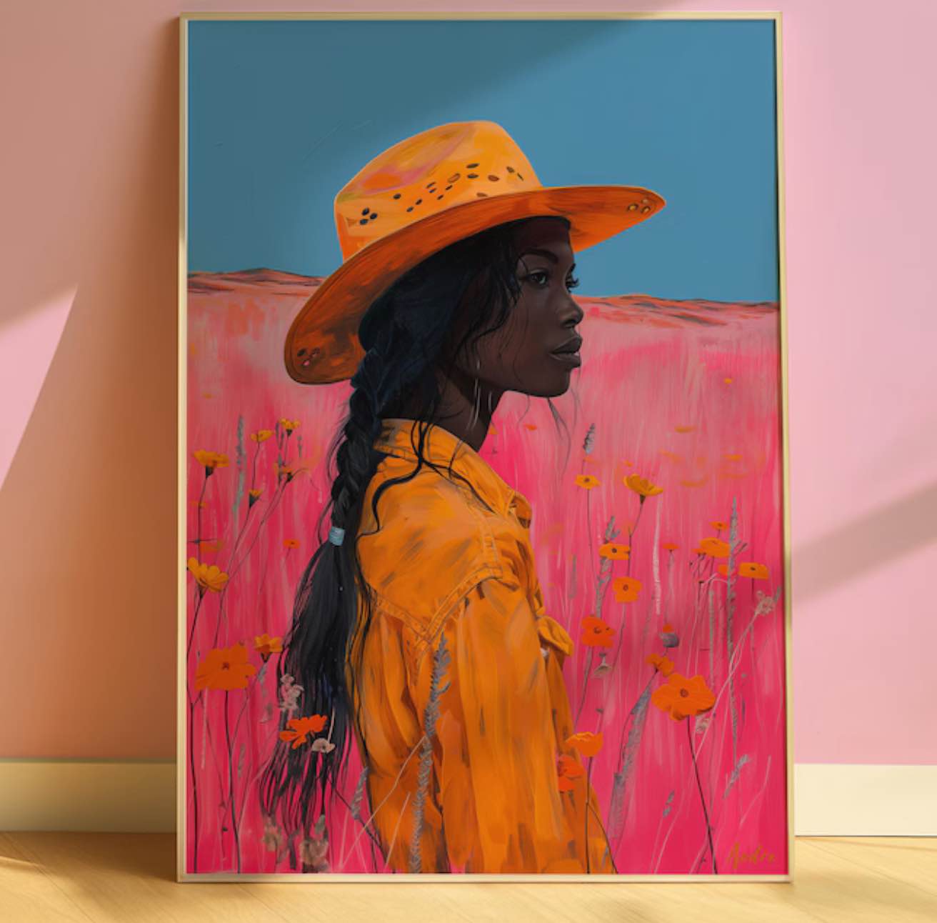 Homeforia 20x20 Bronze Frame Matted to 16x16 - Metal 20 x 20 Picture Frames For Wall - Aluminum 20 by 20 Poster Frame - Tempered Glass - Wall Hook Included - Set of 1