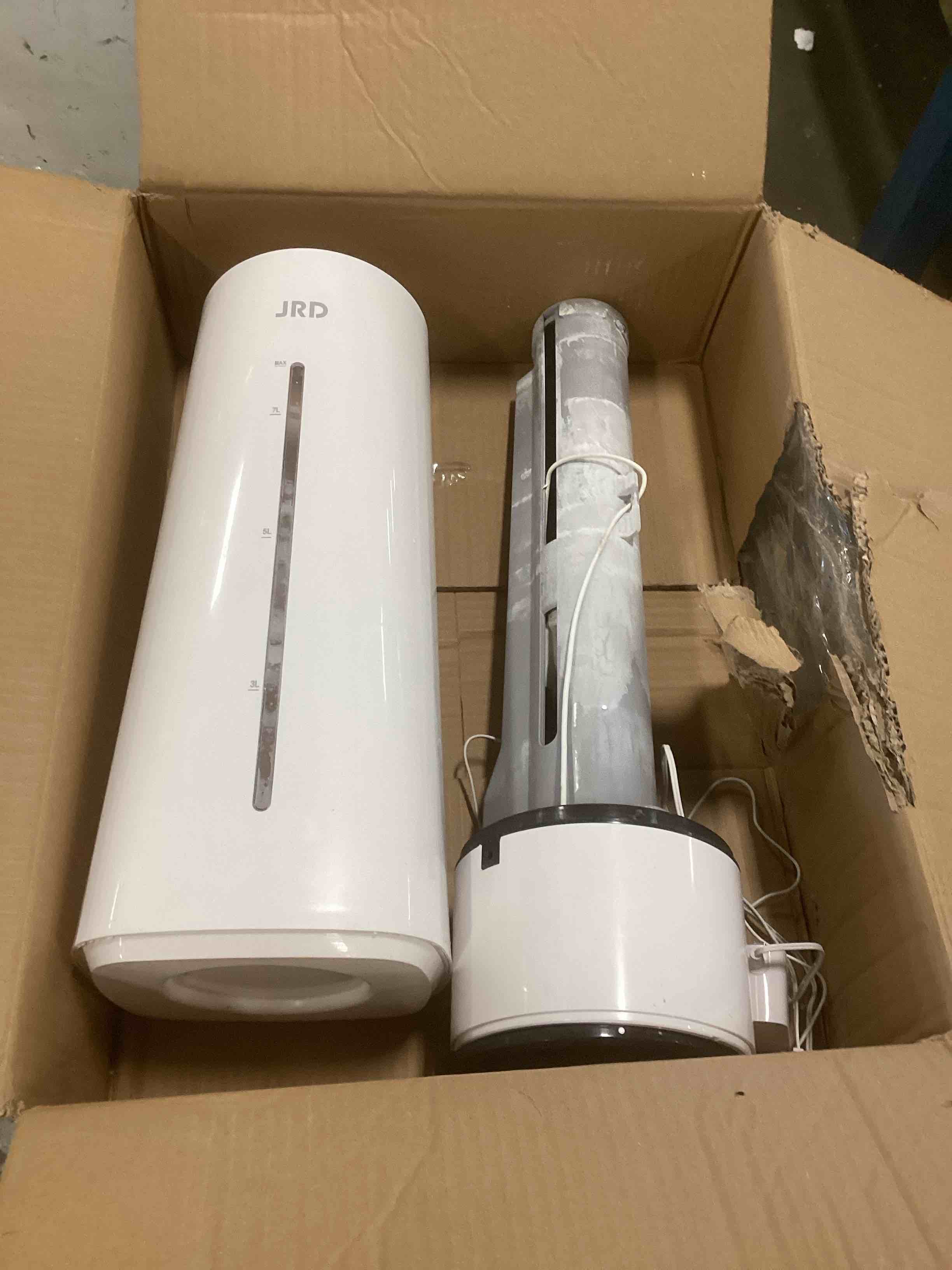 Condition photo showing As Is for (Incompleto)JRD Humidifier Large Room, 8L/ 2.1Gal Ultrasonic Cool Mist Humidifier for Bedroom, Quiet Humidifier with Remote Control, 10 Mist Modes, 24H Timer, AI Mode for Baby Home Office Adults Plants