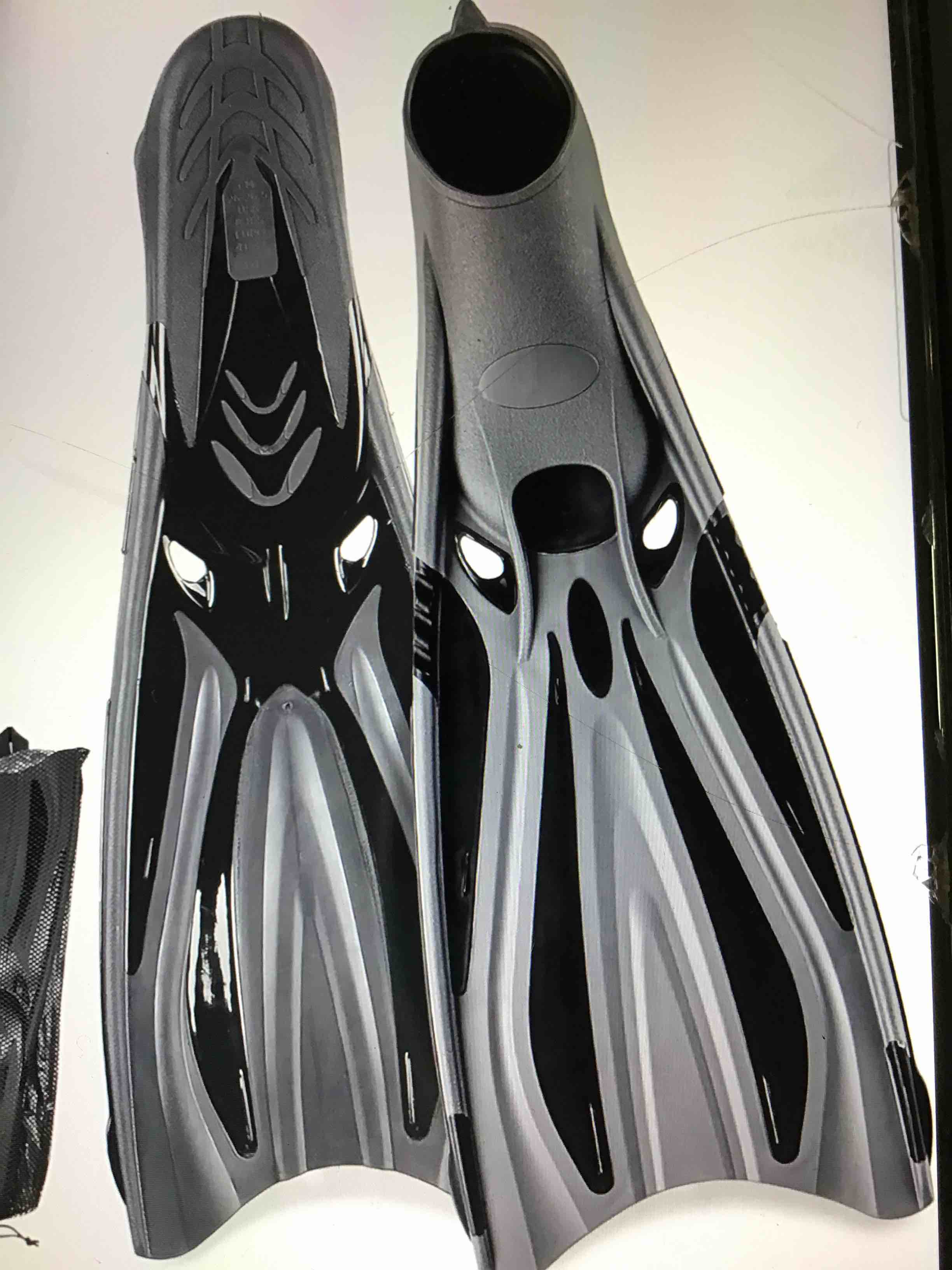 Fins for Swimming Adult Snorkel Fins Men Womens Long Scuba Flippers Diving Fins for Travel Fins for Snorkeling XL 