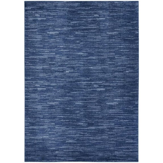 Nourison Essentials Indoor/Outdoor Navy Blue Area rug(size unknown)