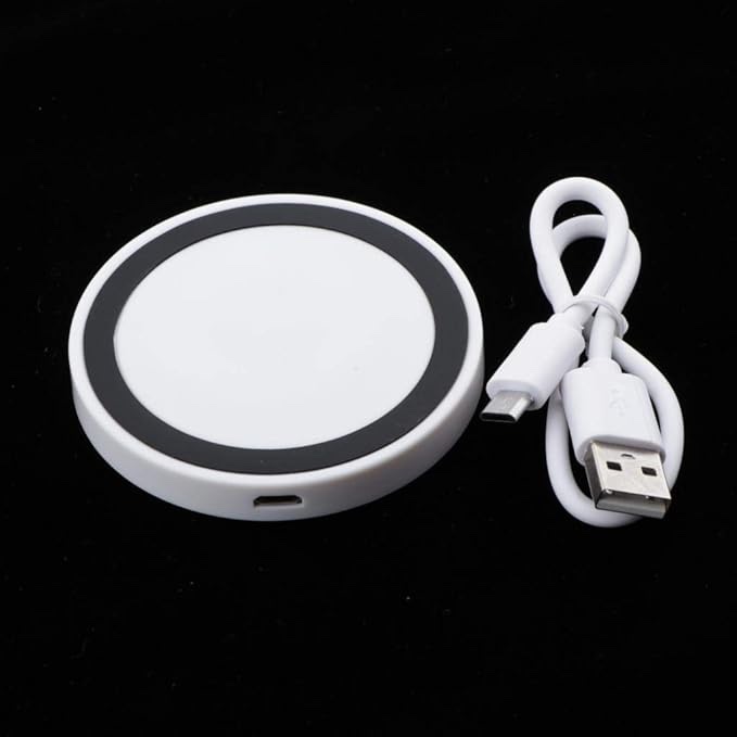qi wireless charger pad fast charging station for iphone xs white +black