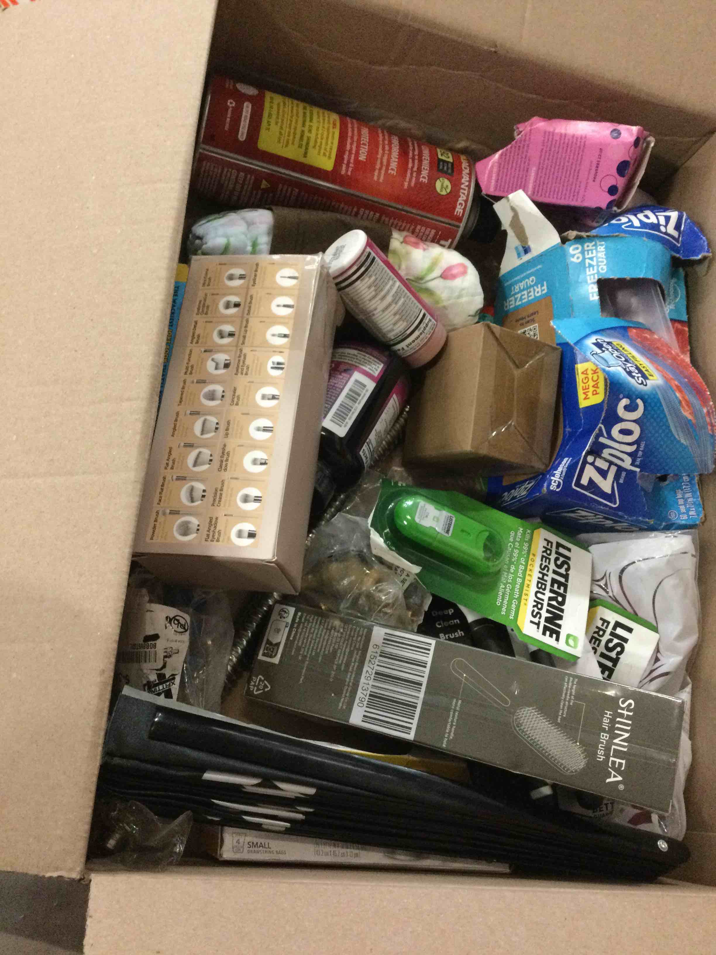 assortment vary items 