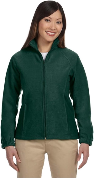 Womens Full-Zip Fleece (M990W) HUNTER GREEN (SIZE M)