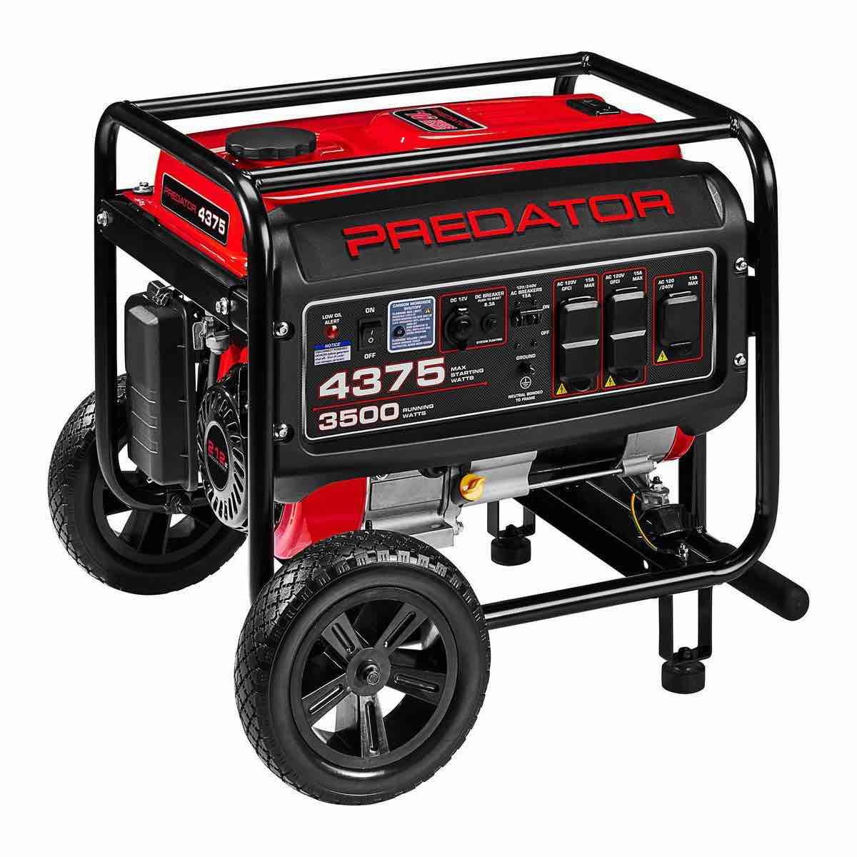 PREDATOR 9000 Watt Gas-Powered Portable Generator with CO SECURE Technology, EPA