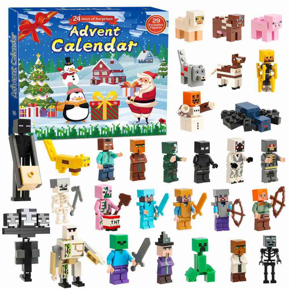 24 day Advent calendar 29 exclusive figures 