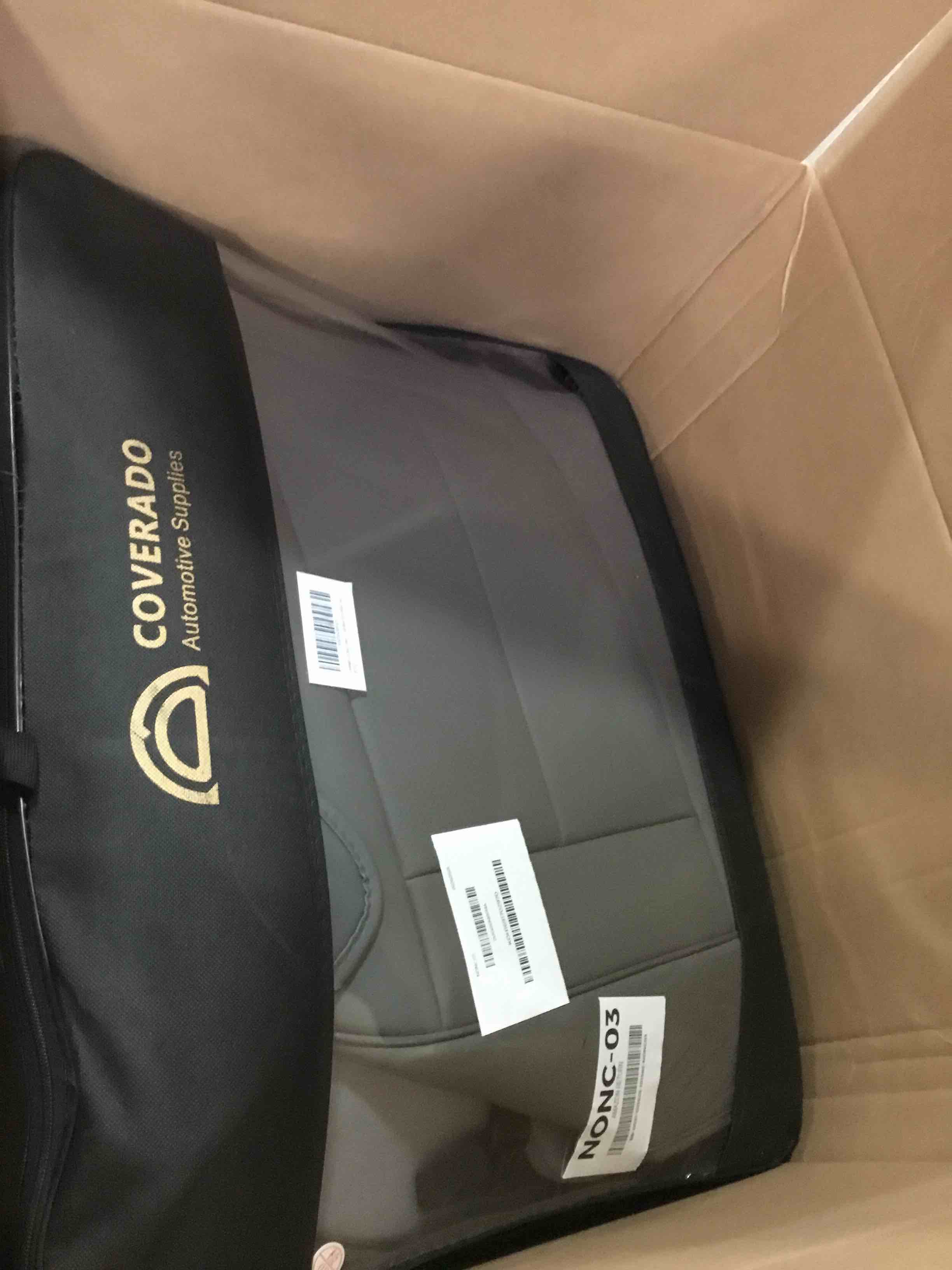 Coverado Car Seat Covers Full Set, Seat Covers for Cars, Gray Car Seat Cover, Car Seat Protector Waterproof, Nappa Leather Car Seat Cushion, Car Seat Covers Front Seats and Back Fit for Most Cars