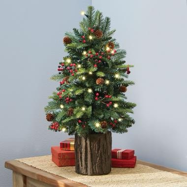 The Tabletop Prelit Christmas Tree