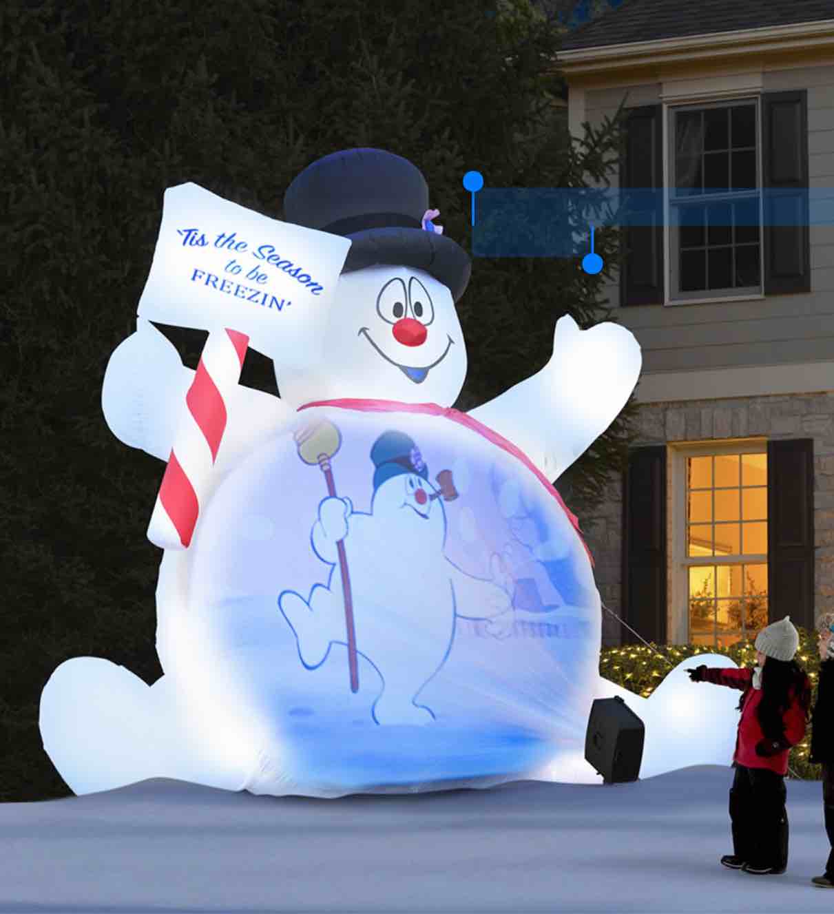 The Video Projecting 10' The Video Projecting 10' Frosty The Snowman The Snowman
