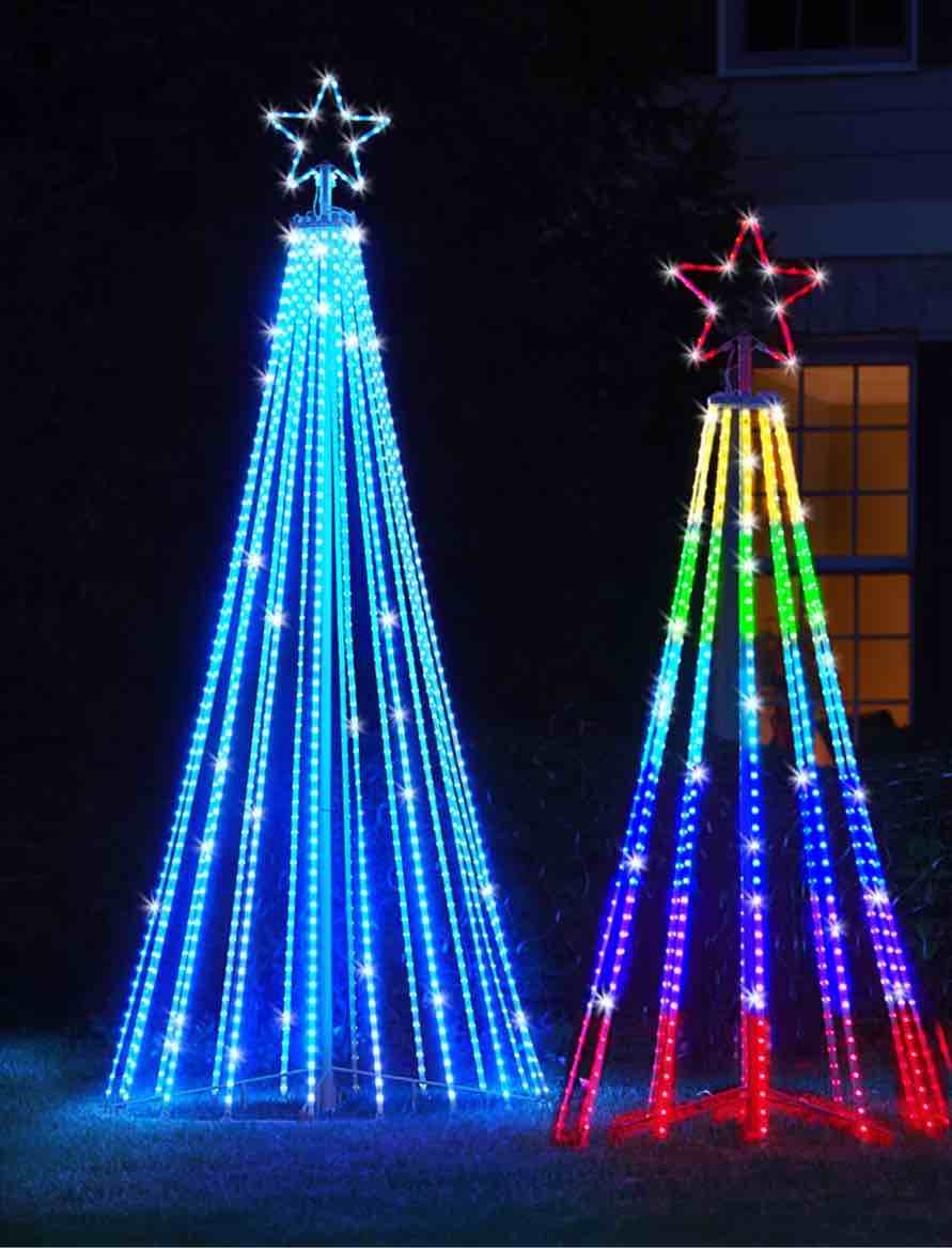 The Choreographed Light Show Tree