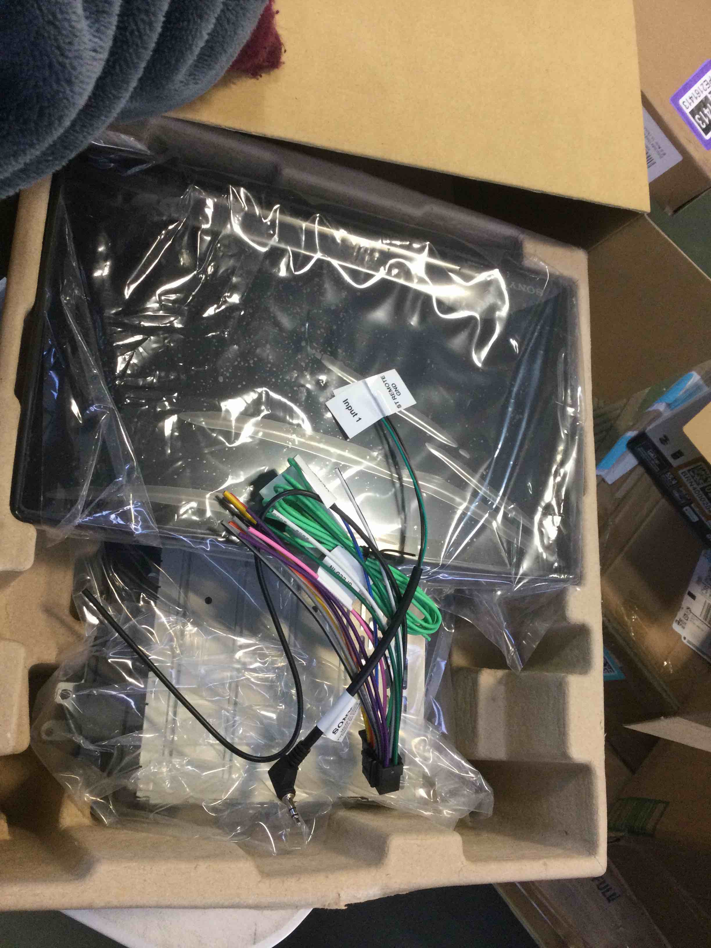 Condition photo showing New/Like New for Sony - 10.1" Wireless Apple CarPlay and Android Auto Digital Media Receiver Maestro Compatible - Black