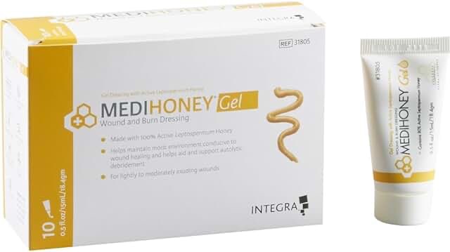 Medihoney Dressing Paste,  1.5 oz Tube With Applicator
