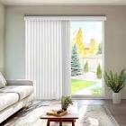 chicology vertical blinds , door blinds & shades , blackout window shade , vertical blinds for doors , sliding blinds oxford white (vinyl) 78"w x 84"h