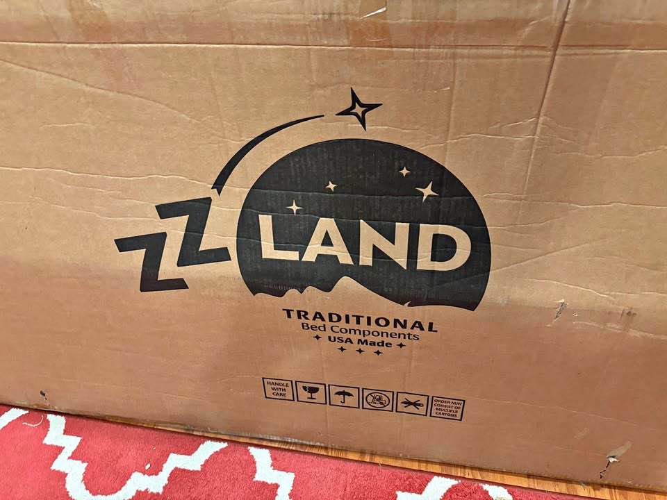 ZZLand Traditional bed components - spring box / bunkie- split Full