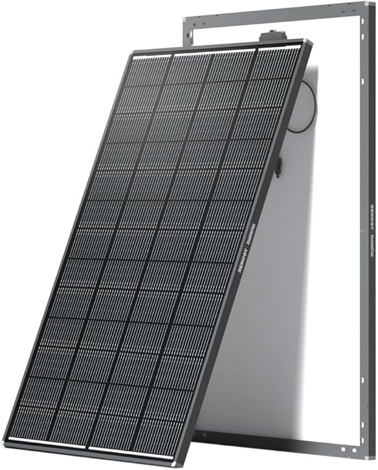 200 Watt Solar Panel, Renogy ShadowFlux 200W Solar Panel Anti-Shading N-Type 16BB, 25% High-Efficiency, Solar Panels Charger for RV Marine Roof Farm Battery and Off-Grid Applications