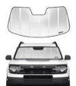 Pigenius Windshield Sun Shade for Ford Bronco 2021-2025. Reflective Aluminum Film Front Window Sunsh