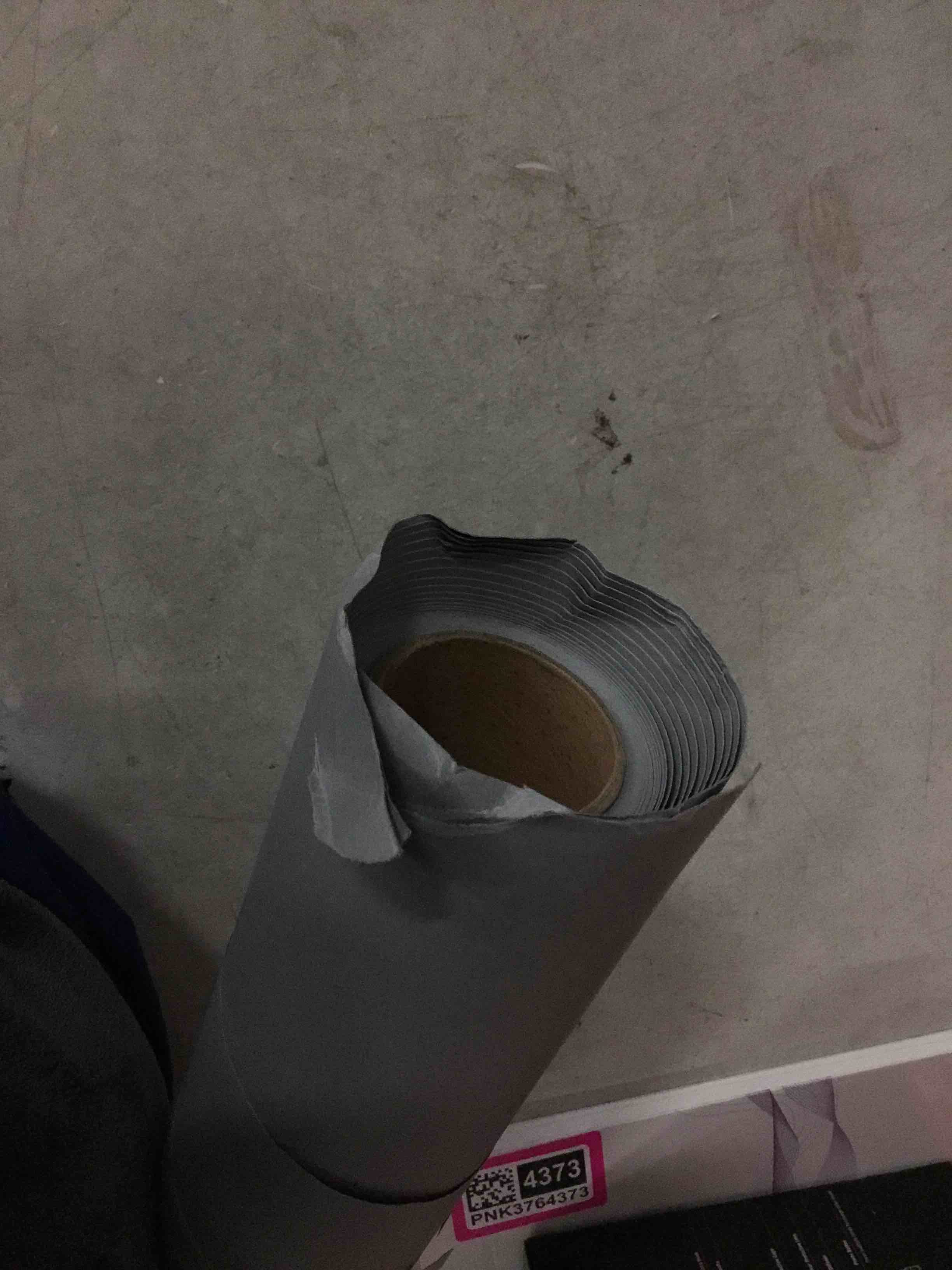 Condition photo showing As Is for Huamei Seamless Photography Background Paper, Photo Backdrop Paper 8.9 x 36 Feet / 2.72 x 11 Meters, 21 Pursuit Grey (272121)