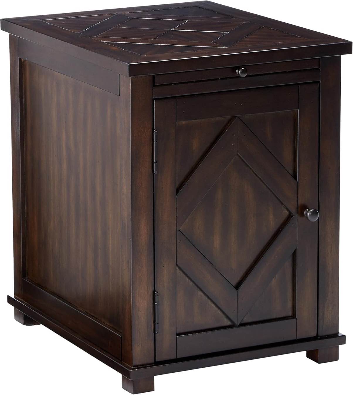 Progressive Furniture Foxcroft Chairside Cabinet, Brown