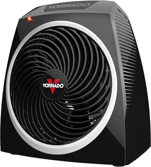 VH200 1500 W Electric Fan Heater – Compact Whole Room Heating with Cool-Touch Exterior and Vortex Airflow