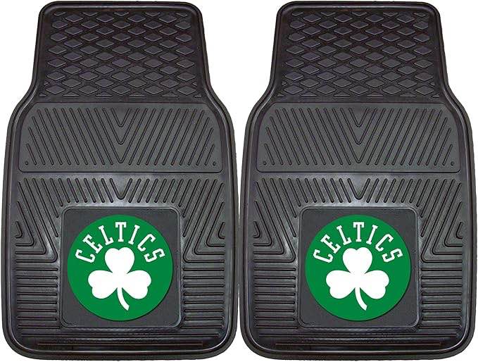 FANMATS NBA Unisex-Adult Heavy Duty Car Mat Set - 2 Pieces