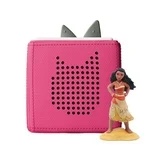Tonies Disney Set Inicial de Reproductor de Audio Toniebox con Moana, Rosa, Peso: 3 Libras