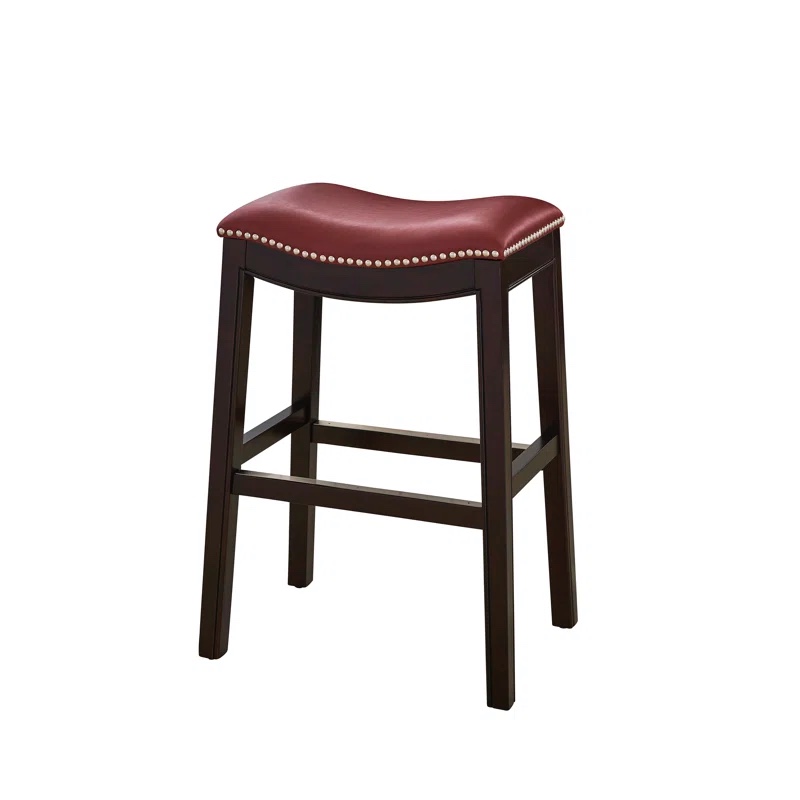 Hasitha Bar & Counter Stool expresso Overall Height - Top to Bottom 25'' H Overall Product Weight 16.5 lb. Seat Height - Floor to Seat 25'' H Other Dimensions Overall 18'' W X 12'' D Seat 18'' W X 12'' D