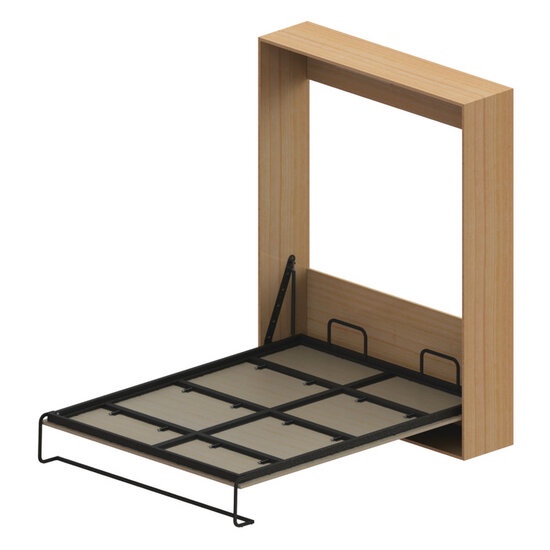 ( incomplete, only box 1 of 2 ) Wall Bed, Box brown queen size