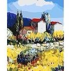SCYNICCC DIY Paint by Numbers Kit for Adults, Wooden Frame Oil Painting Kits for Adults Beginners and Kids, 16x20 inch Flame Less Oil Painting Kits Gift. (Castle)