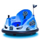 Blue Glow 6V Bumper Car, Battery Powered Ride on for Children by Flybar,