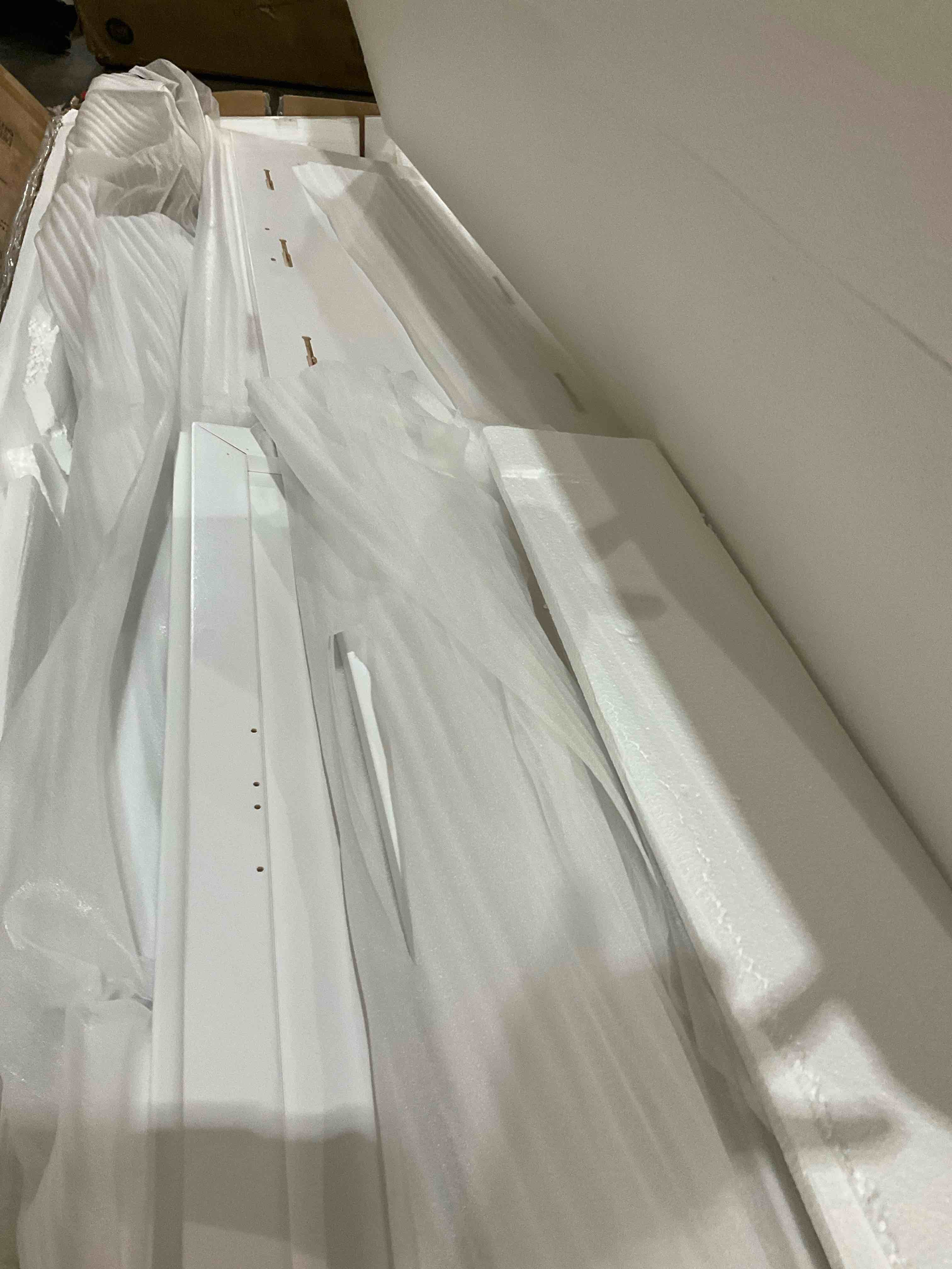 Wooden Cabinet Shelf, White