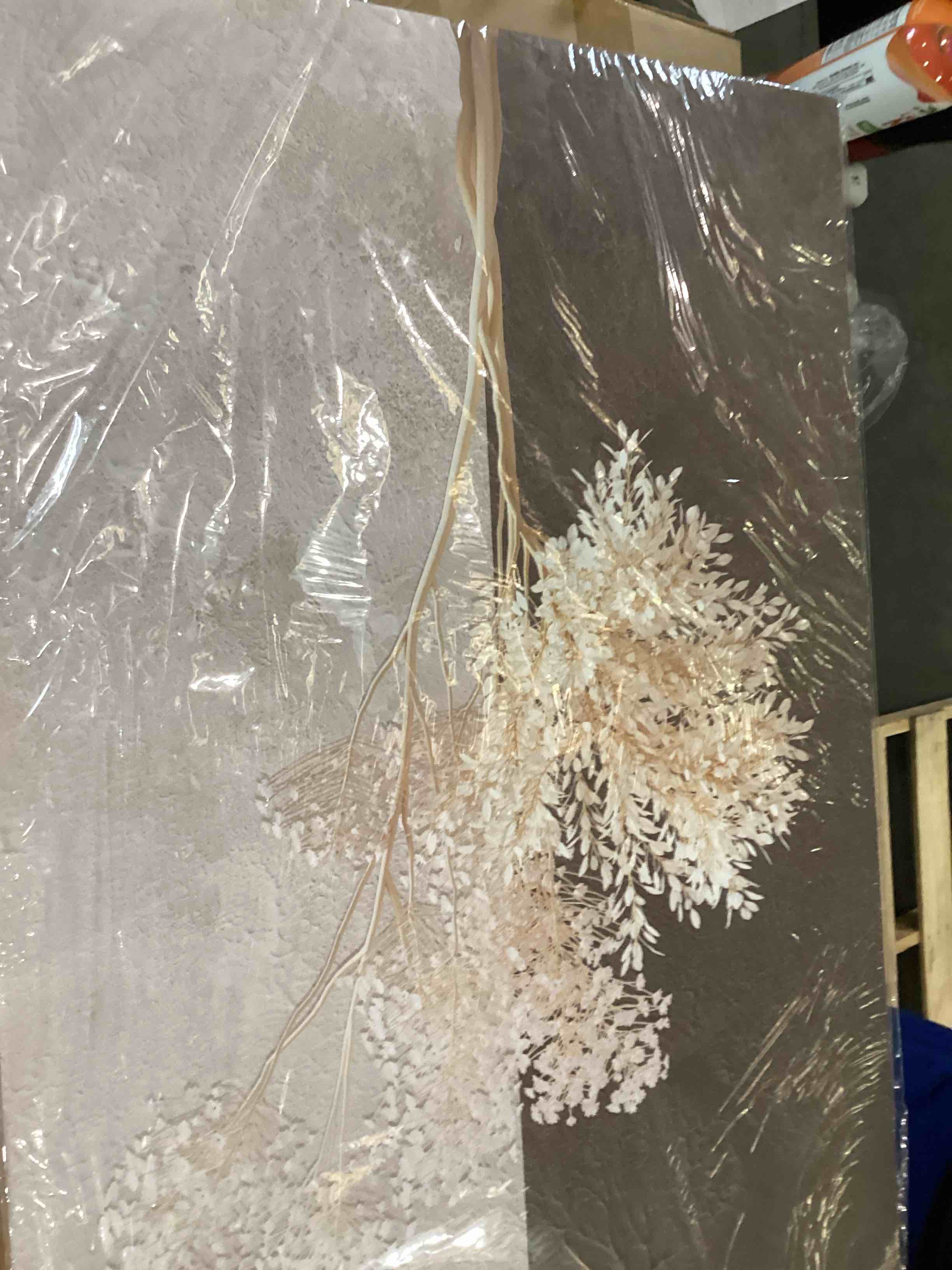 BLINFEIRU Flower Pictures Wall Decor White Floral Canvas Prints Flowers Wall Art for Living Room Bedroom Modern Home Artwork Framed Ready to Hang 24"x36" 36"L x 24"W Flower 004