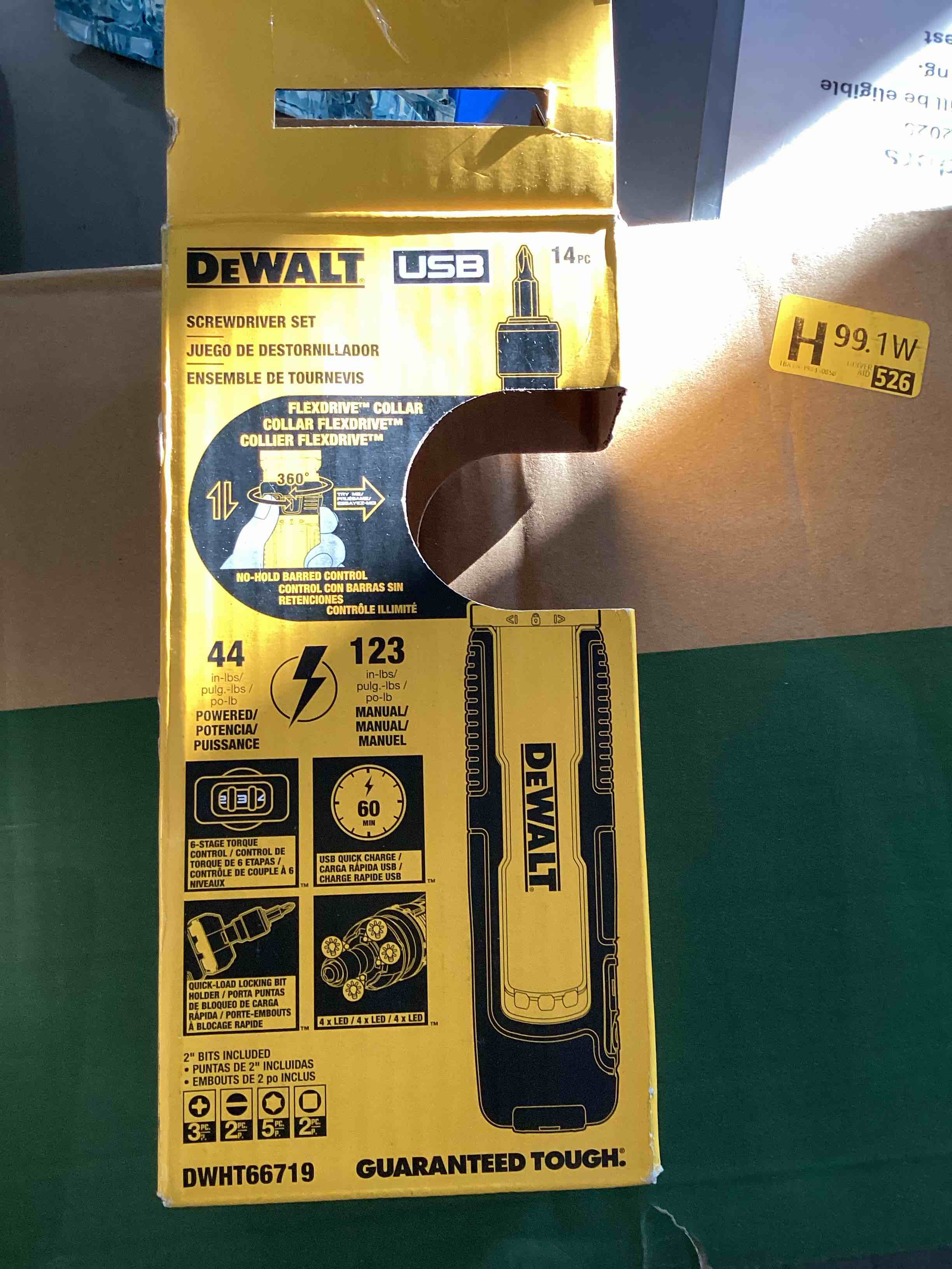 DEWALT 8V MAX Cordless Screwdriver Kit, Gyroscopic, 2 Batteries and Charger Included (DCF680N2)