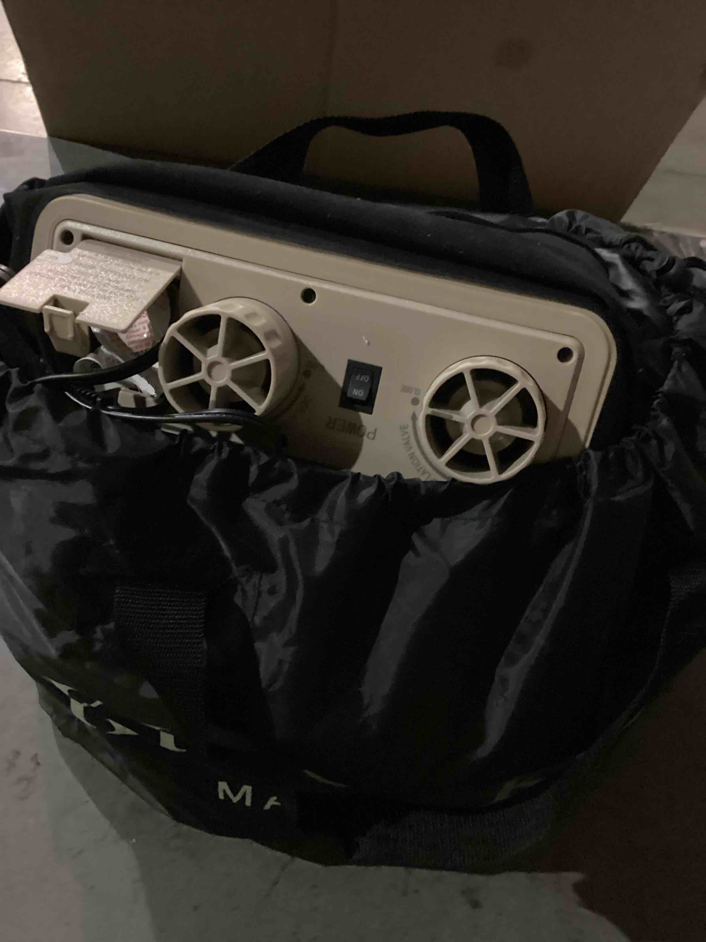 Condition photo showing As Is for King Koil Air Mattress